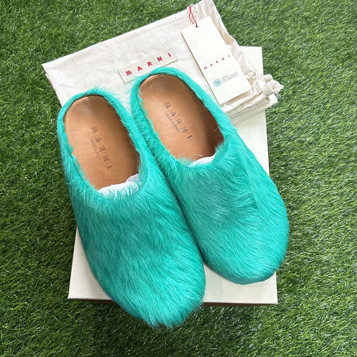 Marni Marni Fussbett Pony Hair Mules Size US 8 / EU 41 - 1 Thumbnail