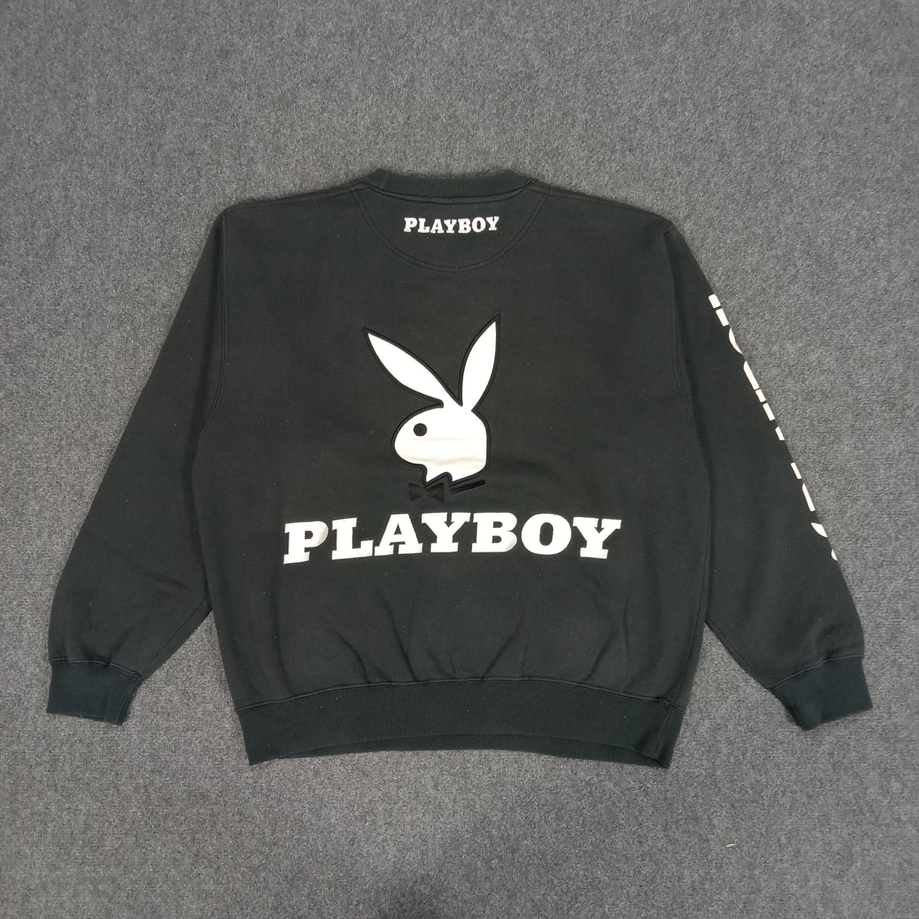 Playboy × Vintage Playboy Embroidery Big Logo Design Sweatshirt Size US L / EU 52-54 / 3 - 1 Thumbnail