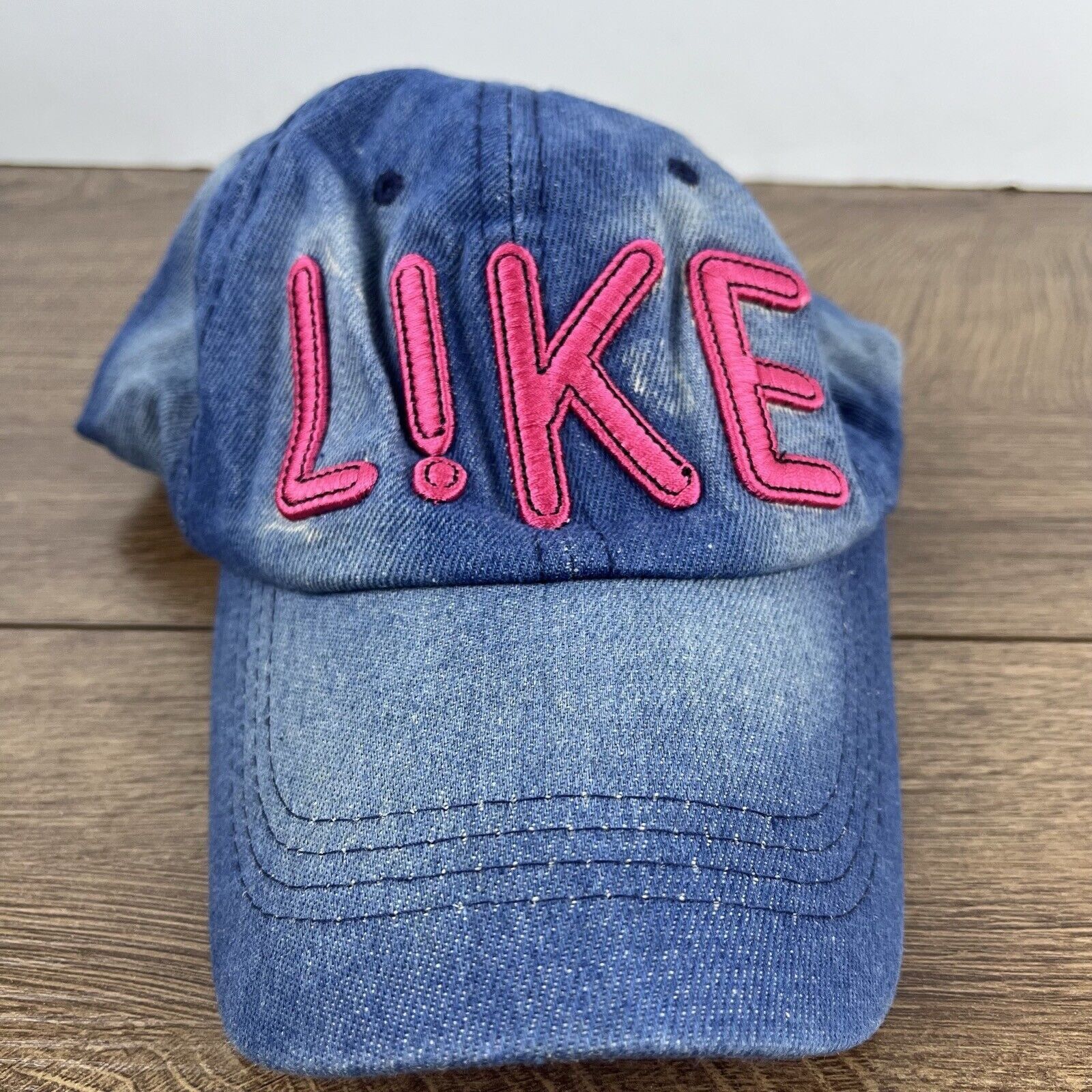 Other LIKE Hat Like Hat Blue Cap Adjustable Blue Adult Size Hat Size ONE SIZE - 4 Thumbnail