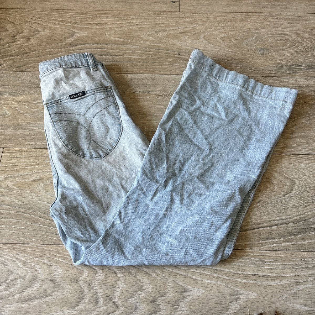 Rolla's Rollas vintage light wash denim flare jeans Size 25" / US 0 / IT 36 - 3 Thumbnail