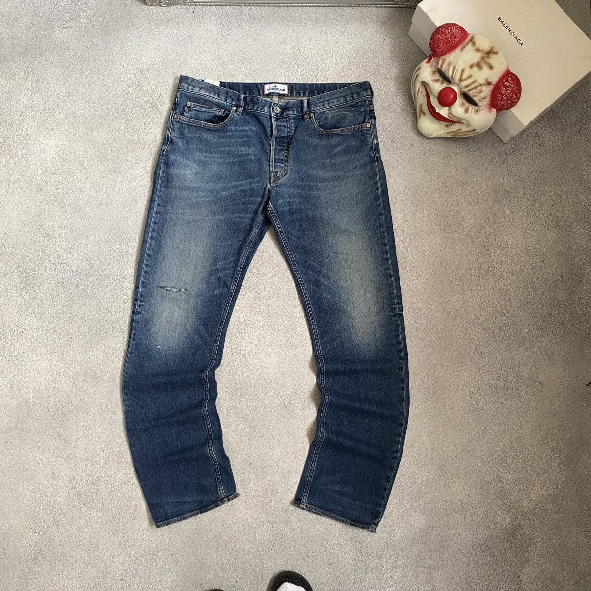 Stone Island Stone Island Jeans Denim Pants Vintage Logo y2k archive Size US 36 / EU 52 - 7 Thumbnail
