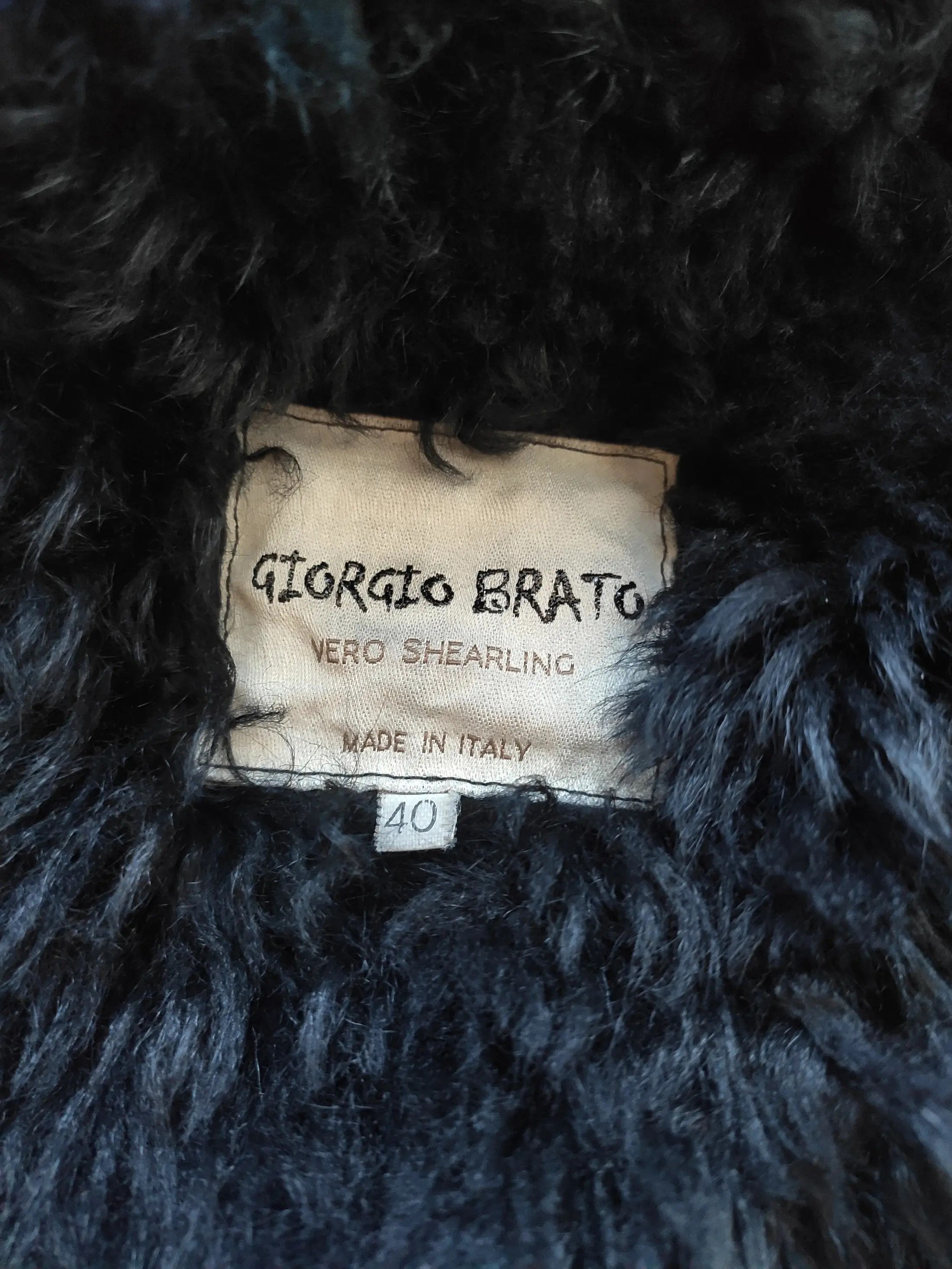 Giorgio Brato Asymmetrical shearling coat Size US XXS / EU 40 - 8 Thumbnail