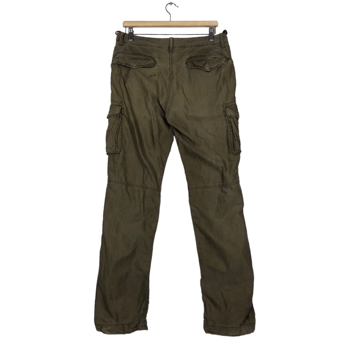 Hysteric Glamour 🔥Vintage Flare Cargo Pants Back Number Japan Multi Pockets Size US 32 / EU 48 - 8 Thumbnail