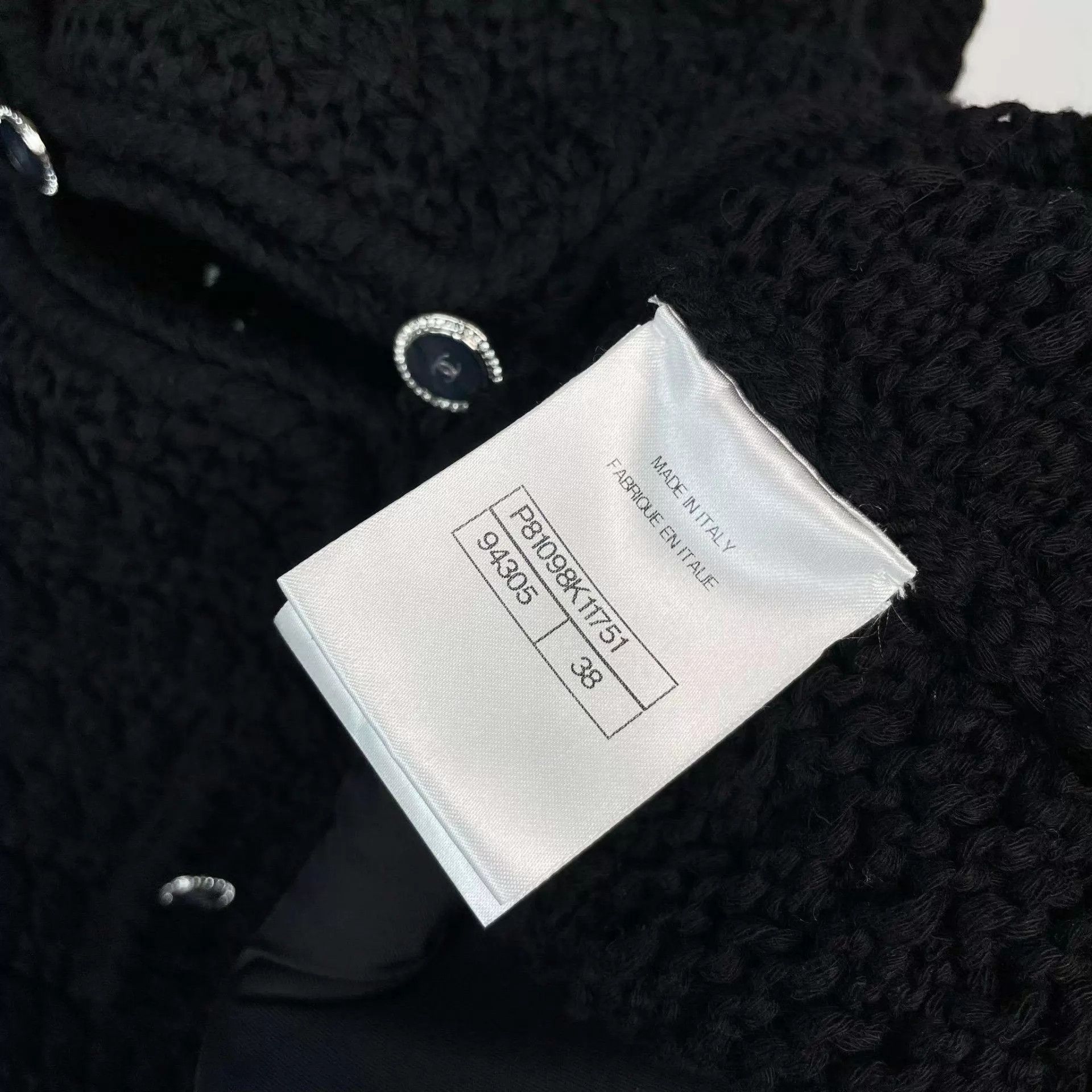 Chanel Chanel black knit cardigan 38 Size S / US 4 / IT 40 - 5 Thumbnail