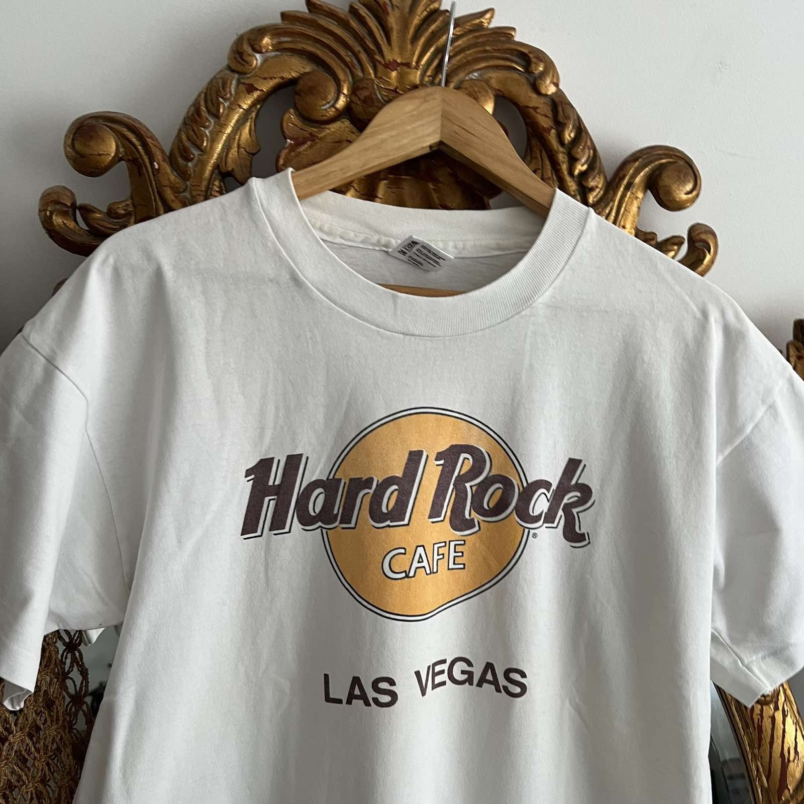 Hard Rock Cafe × Vintage Rare Vintage Hard Rock cafe 80s Las Vegas Sz L Size US L / EU 52-54 / 3 - 3 Thumbnail