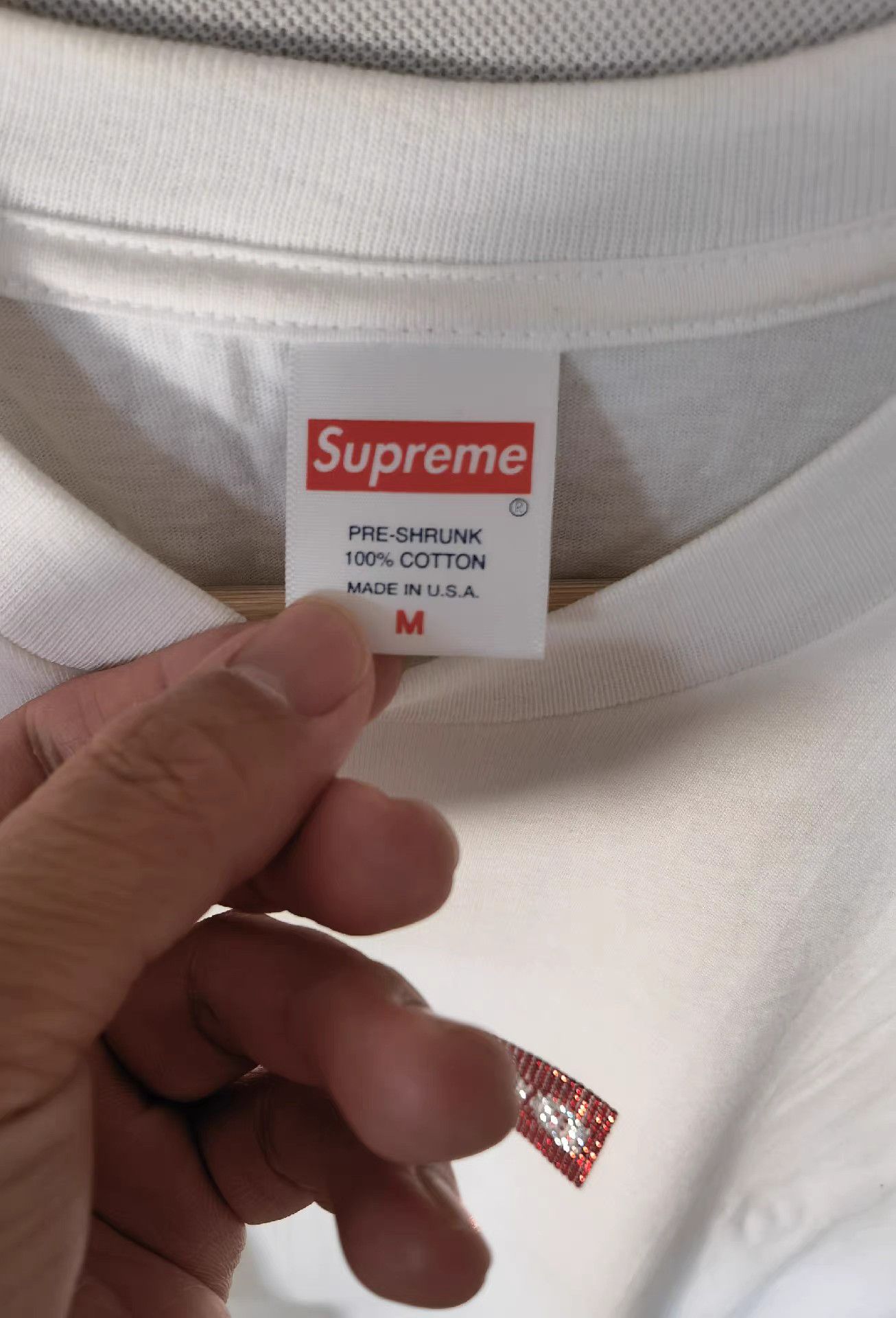 Supreme Supreme × Swarovski Joint T-Shirt K17 Size US M / EU 48-50 / 2 - 3 Thumbnail