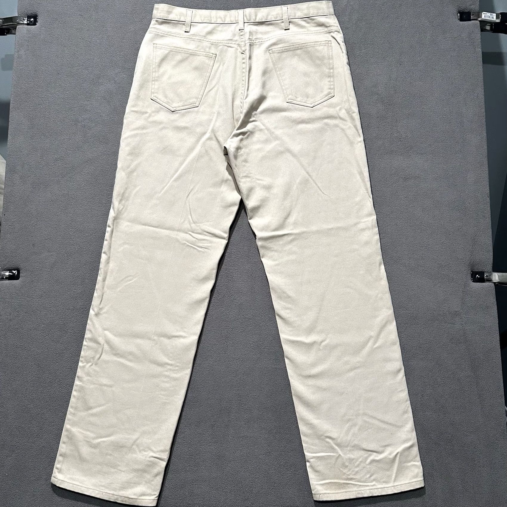 JCPenney VINTAGE Big Mac PANTS Men 38x36 Khaki Straight Leg Workwear 90s Jeans Chino 80s USA Boys Mens Womens Size US 38 / EU 54 - 2 Thumbnail