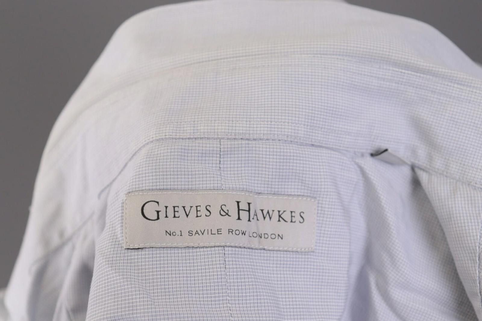 Gieves & Hawkes Gieves & Hawkes Gray Button Down Dress Shirt Size 41 / 16 Size US M / EU 48-50 / 2 - 12 Thumbnail