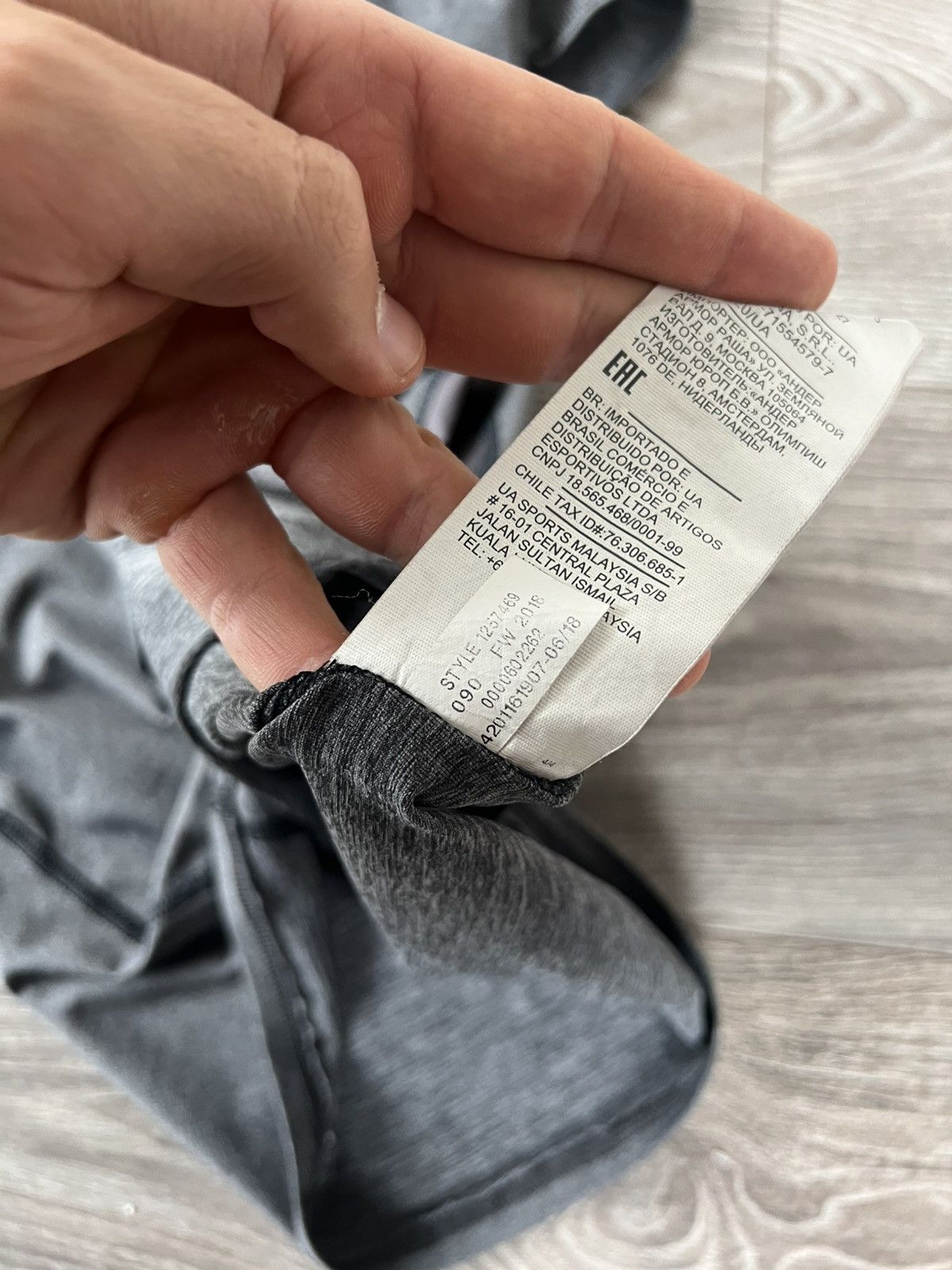 Other × Under Armour Under Armour Central Logo Onix Compression Heatgear Tee Size US M / EU 48-50 / 2 - 18 Thumbnail