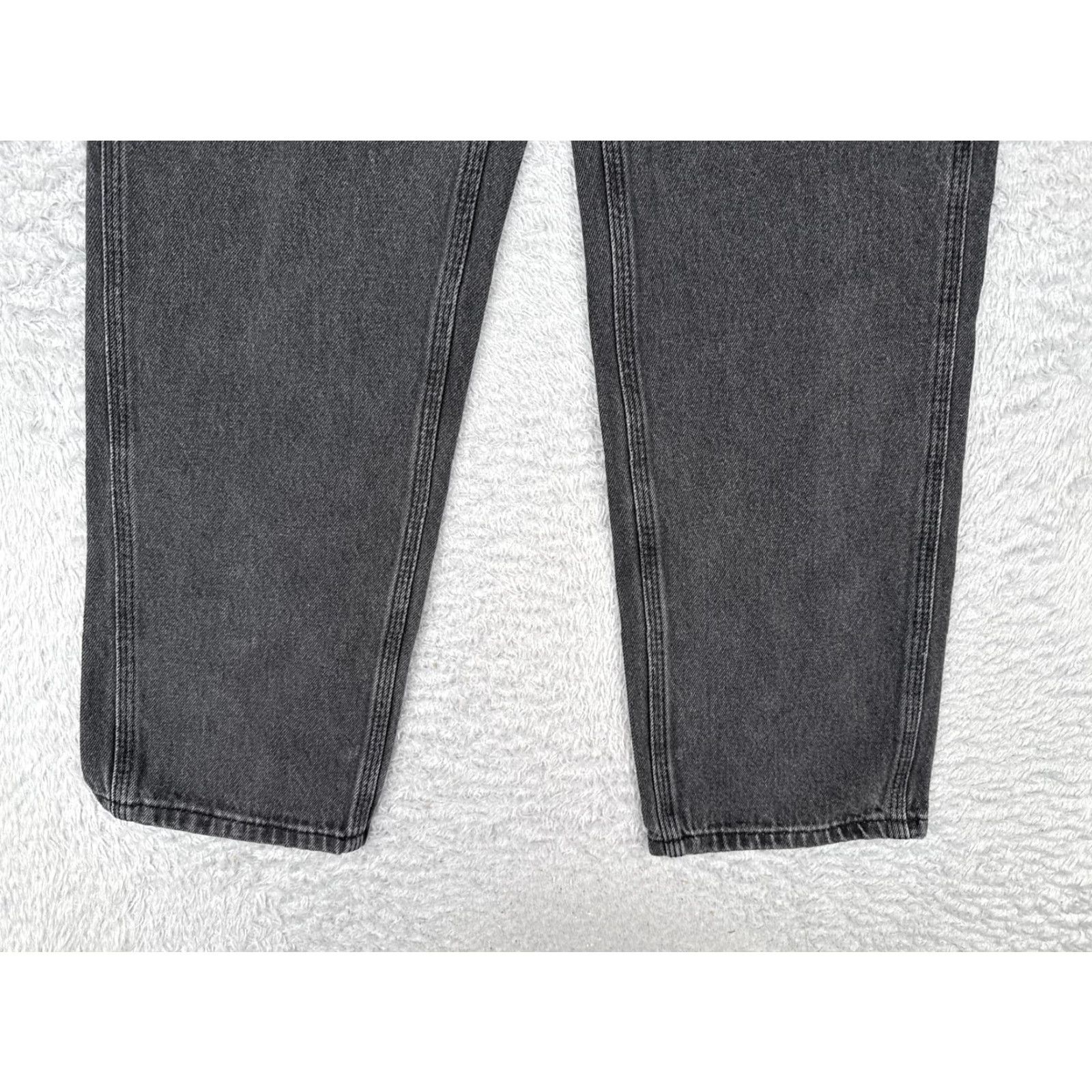 Vintage Simple Society Jeans Womens 7 High Rise Carpenter Denim Black Gray 27x27 Size 28" / US 6 / IT 42 - 2 Thumbnail