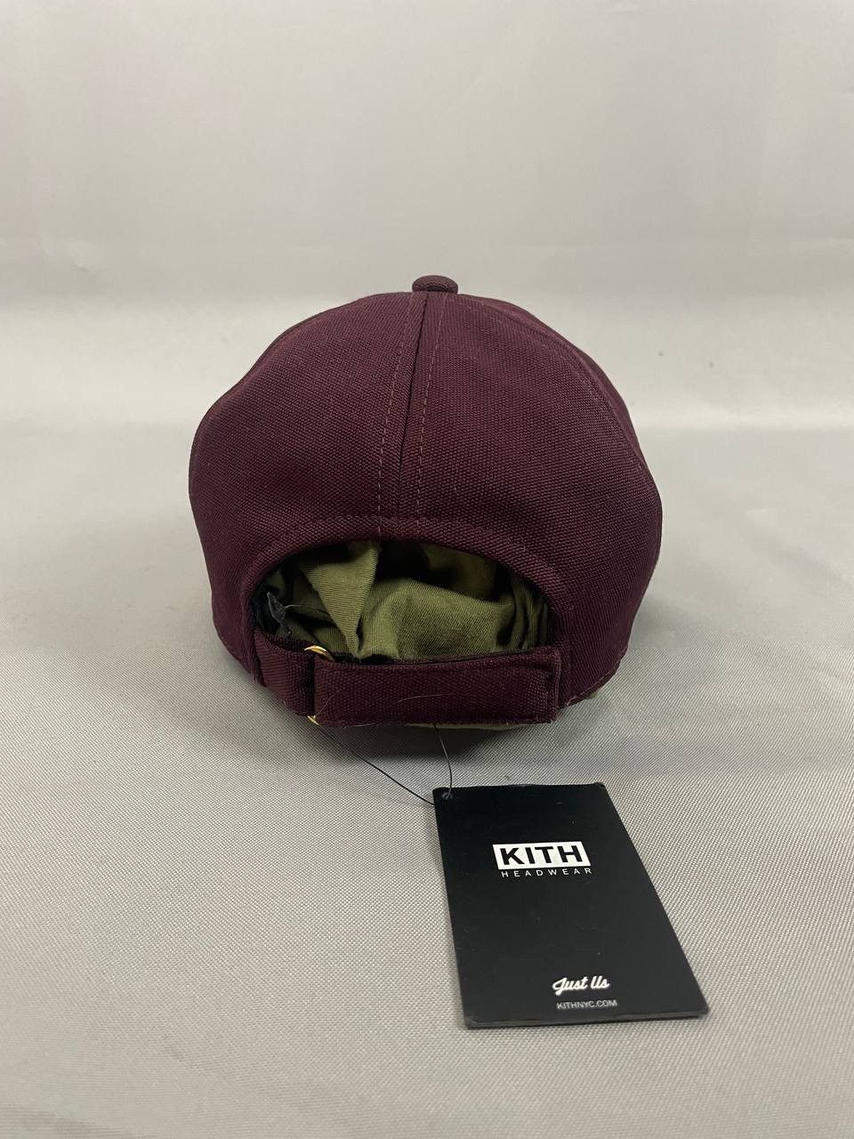 Bergdorf Goodman × Kith KITH x Bergdorf Goodman Cap Burgundy Hat Size ONE SIZE - 7 Thumbnail