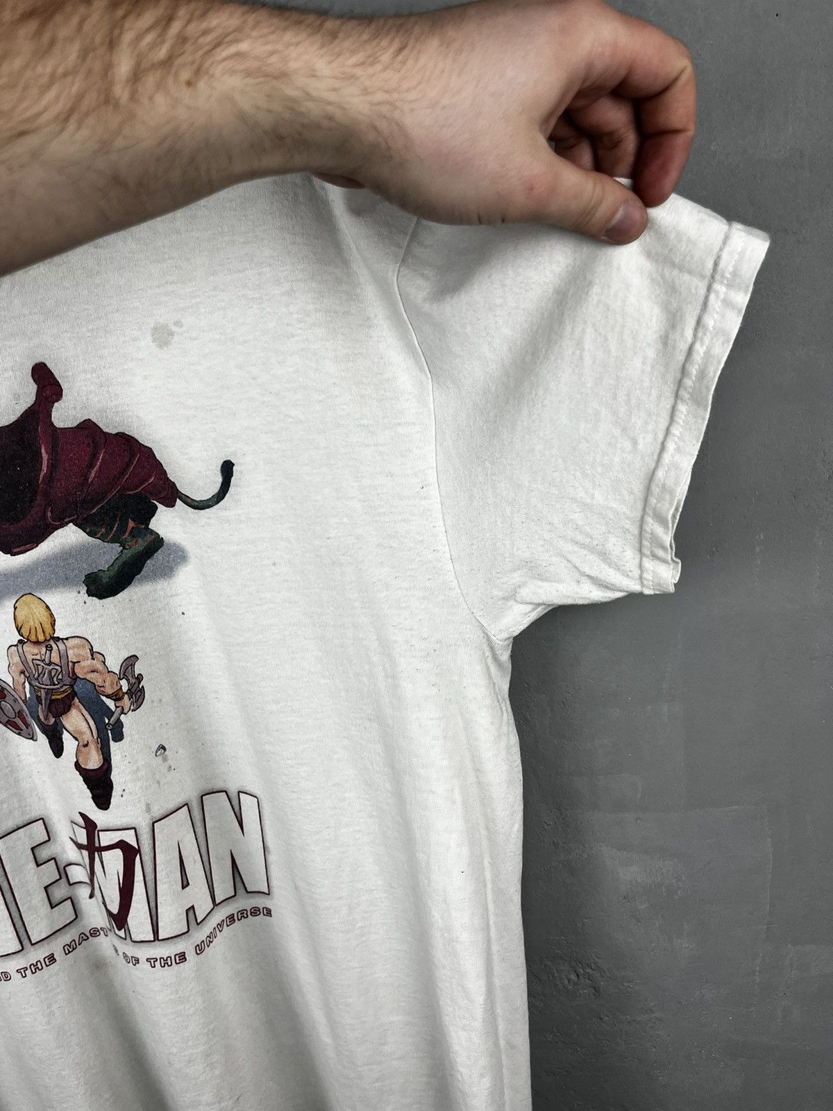 Anime × Vintage He Man t shirt Akira style size L Size US L / EU 52-54 / 3 - 9 Thumbnail