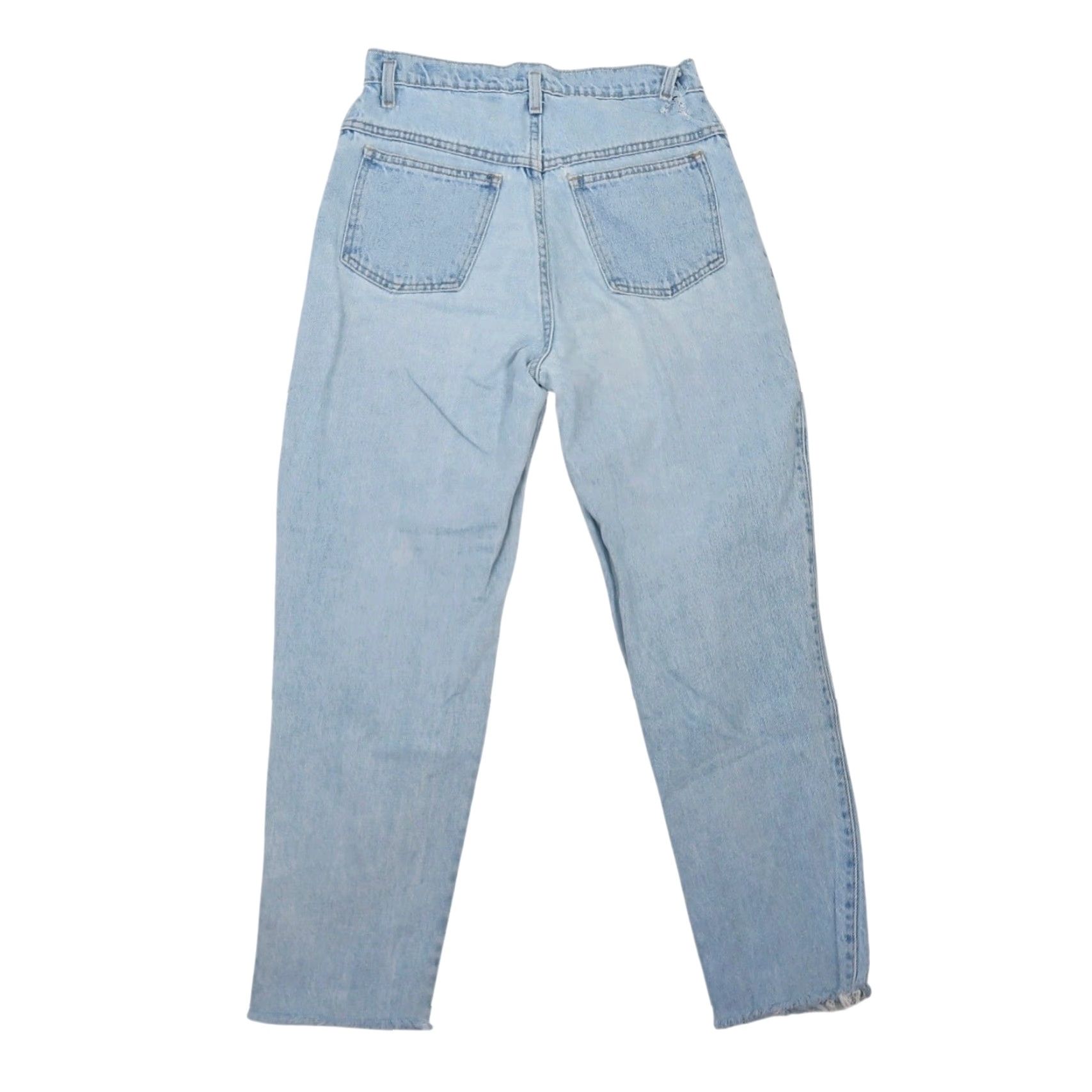 Vintage VINTAGE Sasson Jeans 90s Light Wash Blue Denim High Rise Mom Jeans 28" Waist 26" Inseam 100% Cotton Womens Size 28" / US 6 / IT 42 - 3 Thumbnail
