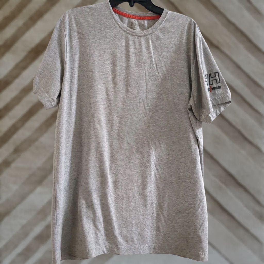 Helly Hansen Helly Hansen Workwear Mens Gray Short Sleeve Crewneck T Shirt XL Size Size US XL / EU 56 / 4 - 1 Thumbnail