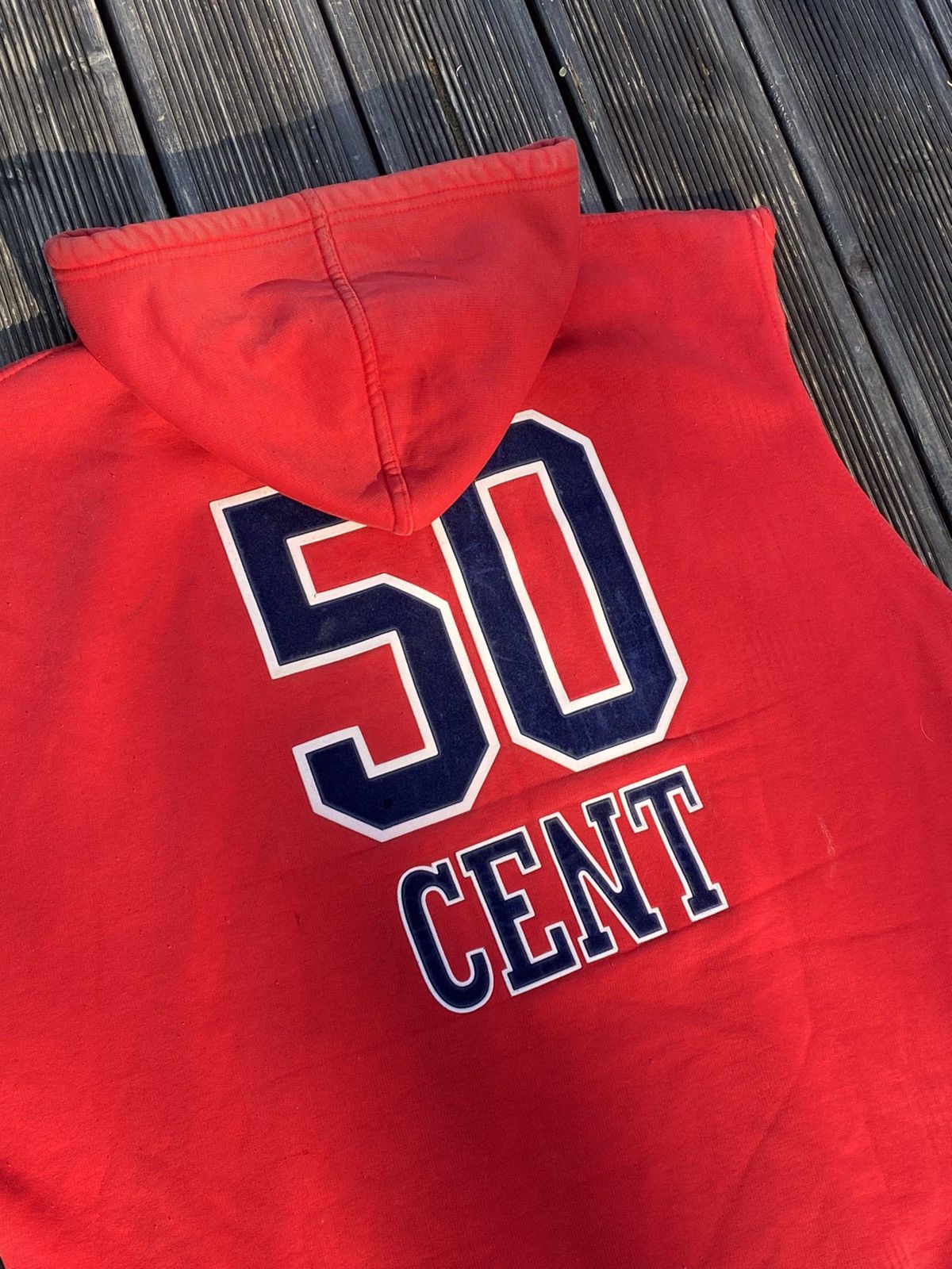 Rap Tees 🔥 50 CENT SLEEVELESS HOODIE RAP VINTAGE G-UNIT Y2K STYLE Size US XL / EU 56 / 4 - 6 Thumbnail