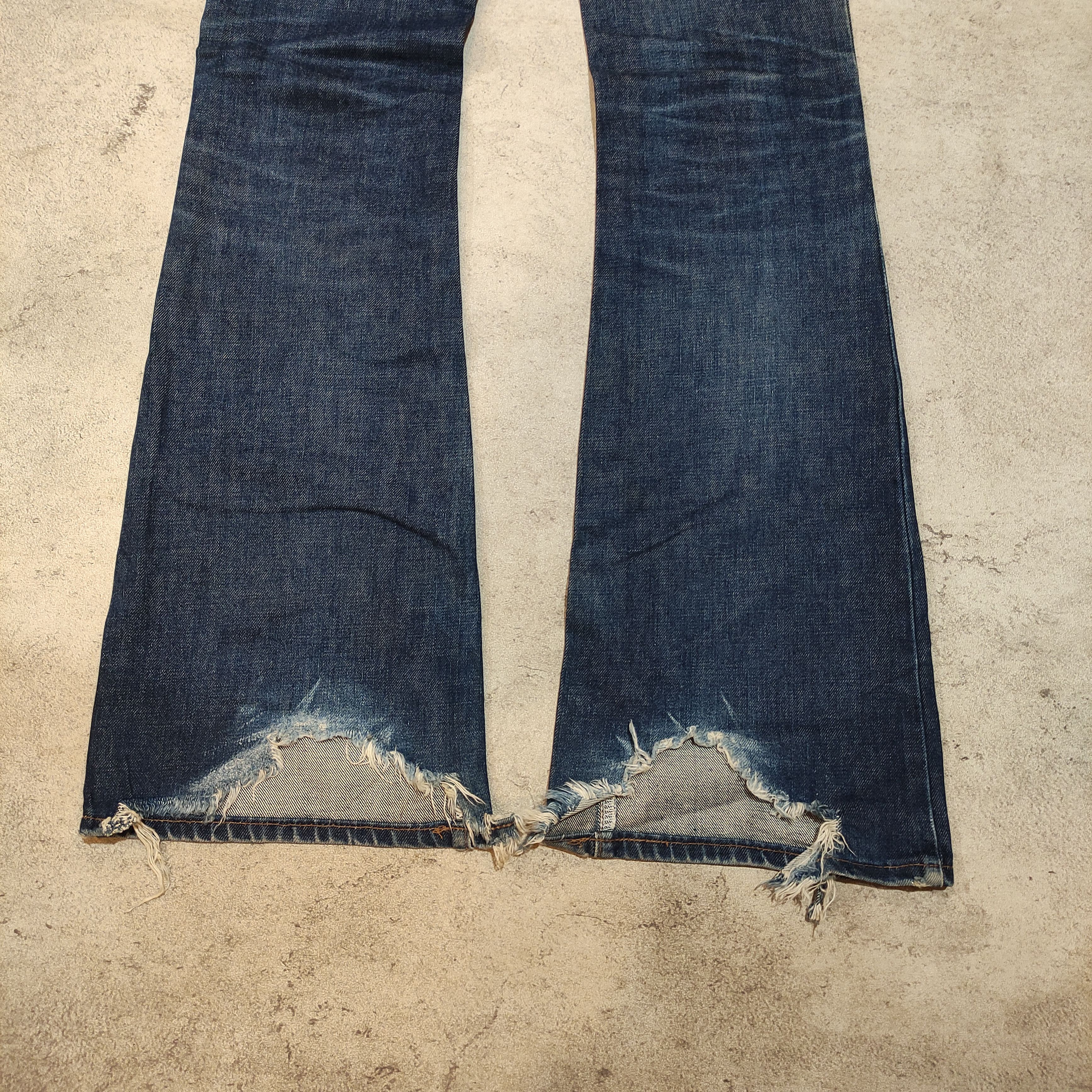 If Six Was Nine Wrangler Western Wear Flare Jeans 2000s If6w9 Size US 28 / EU 44 - 7 Thumbnail
