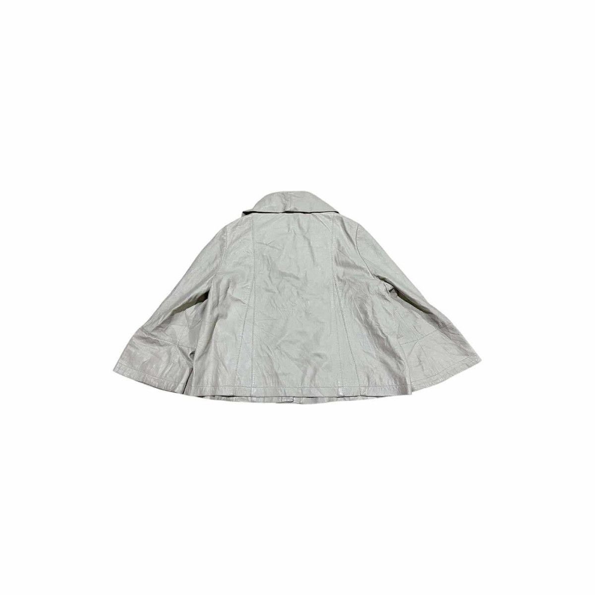 Balmain 🔥Vintage Balmain Faux Leather Poncho Jacket Size L / US 10 / IT 46 - 10 Thumbnail