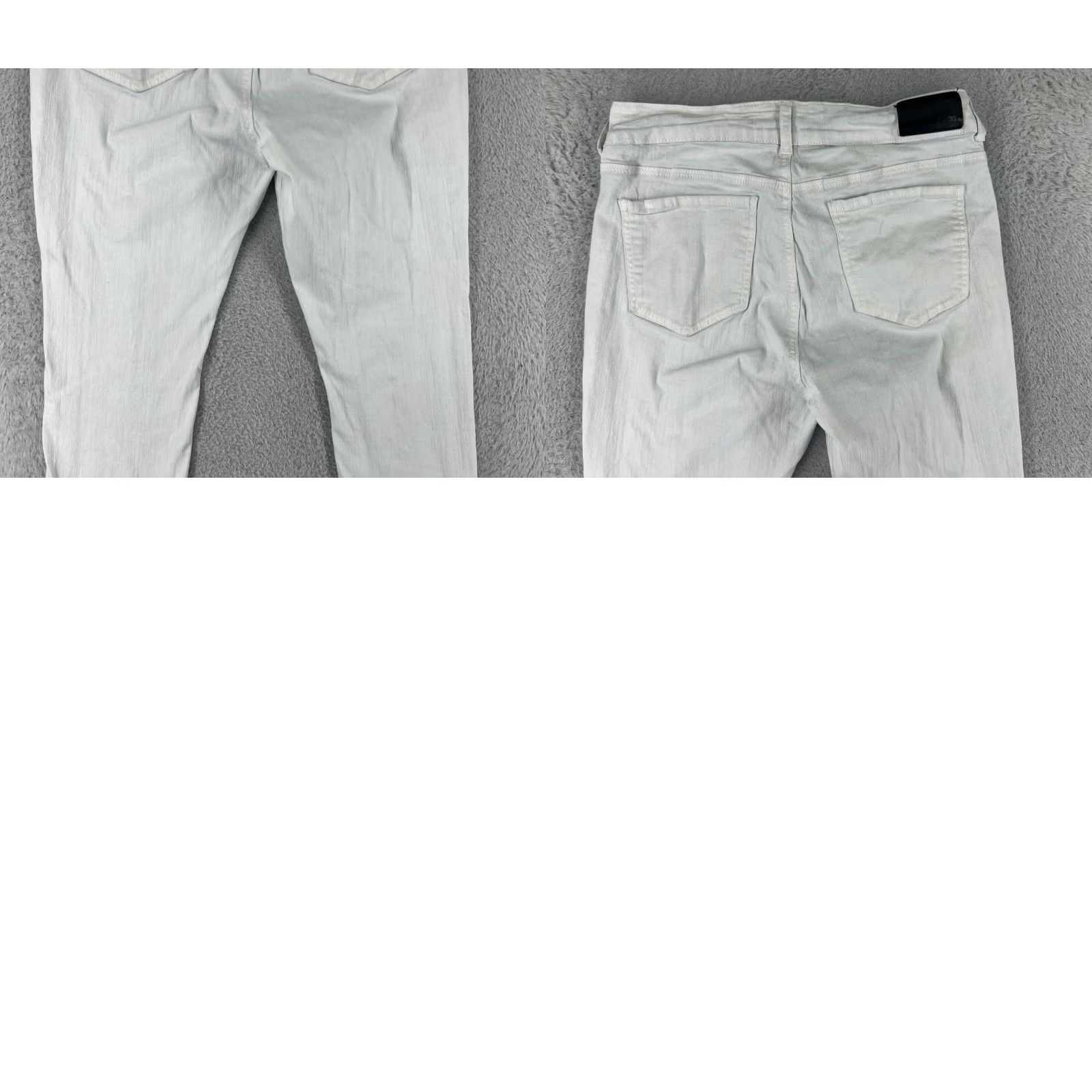 Vintage !IT Jeans Womens 14 Blue Denim Capri High Rise Skinny Cotton Blend Size 36" / US 14 / IT 50 - 10 Thumbnail