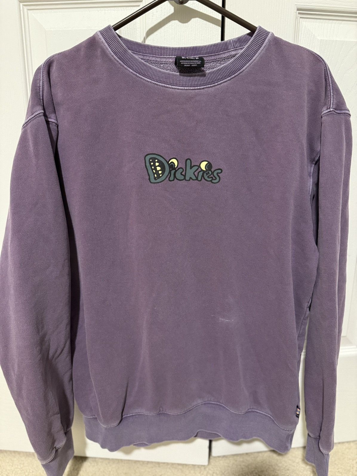 Dickies Vintage Purple Dickies Graphic Crewneck Swearshirt Size US S / EU 44-46 / 1 - 1 Thumbnail