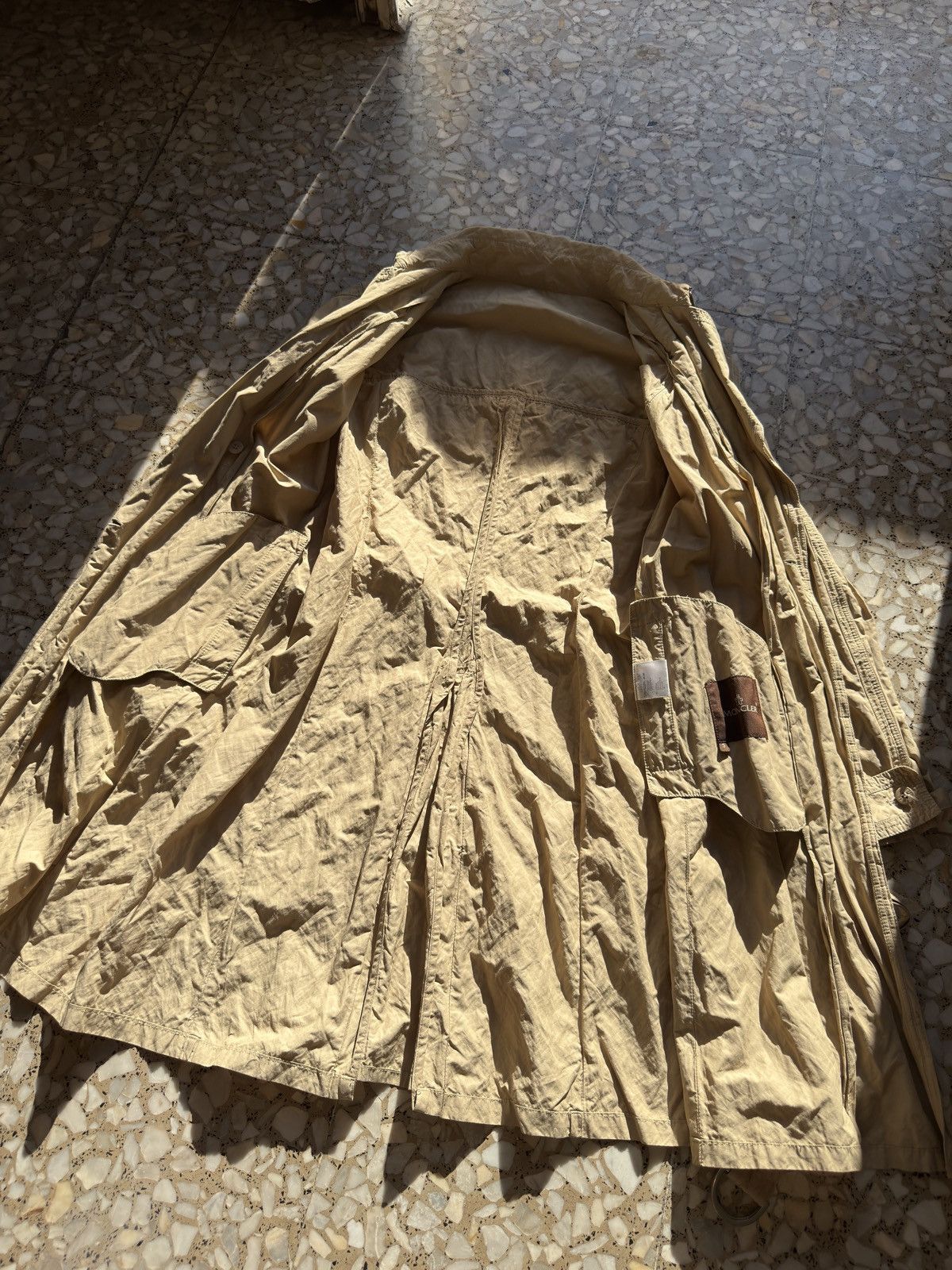 Moncler Moncler Womens Trench Coat Beige Ligthweight Size 5 Luxury Size XXL / US 16-18 / IT 52-54 - 5 Thumbnail