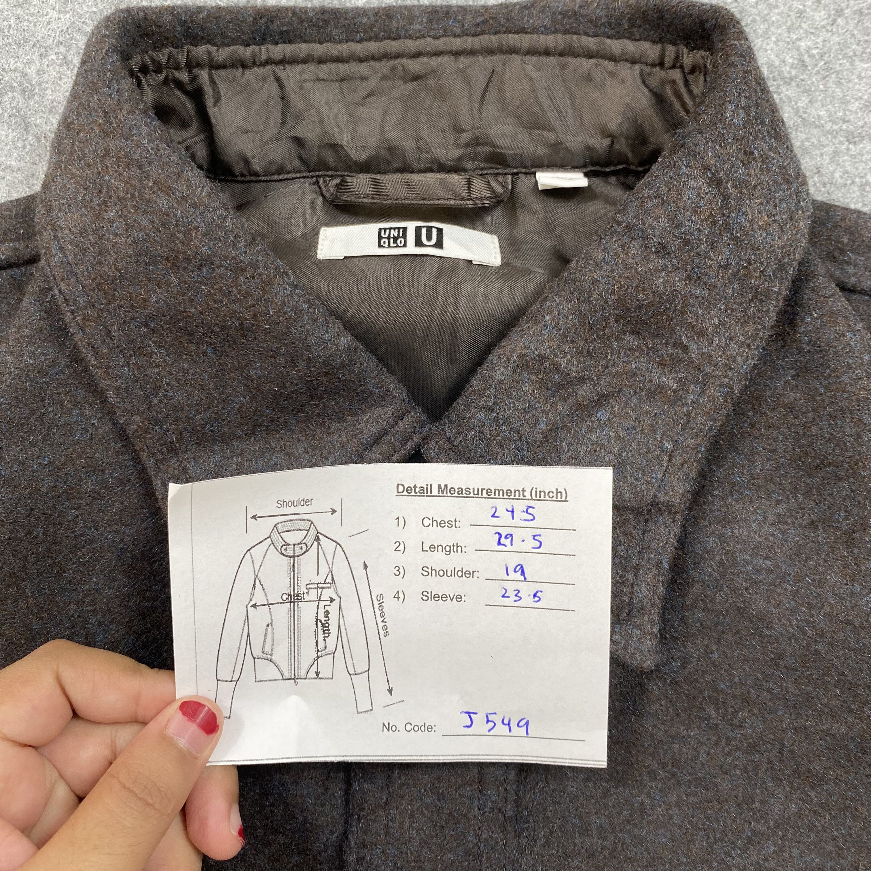 Uniqlo Uniqlo U Lemaire Wool Blended Shirt Jacket-J549 Size US L / EU 52-54 / 3 - 12 Thumbnail