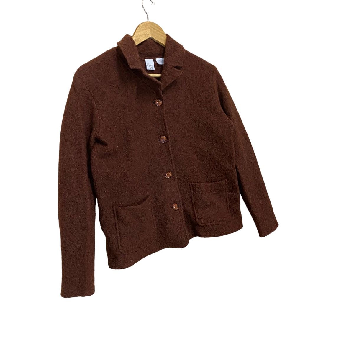 Japanese Brand CW Clifford & Willis Brown Button Jacket Size US M / EU 48-50 / 2 - 2 Thumbnail