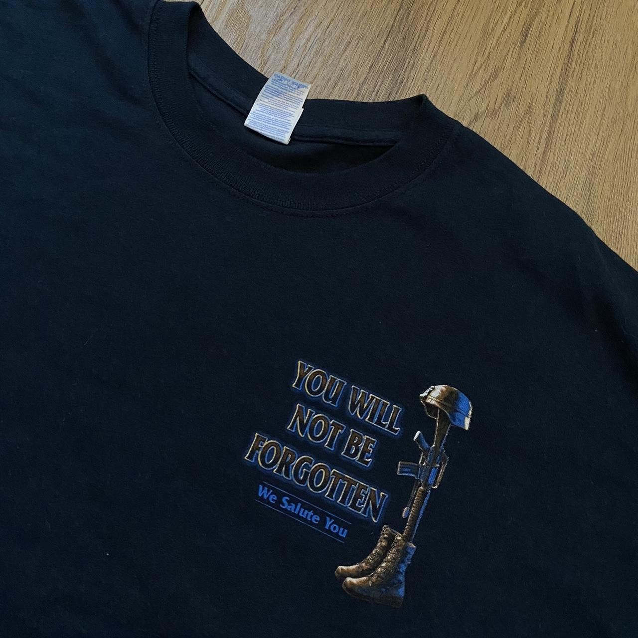 Gildan Navy military t-shirt with a cool design Size US XXL / EU 58 / 5 - 4 Thumbnail