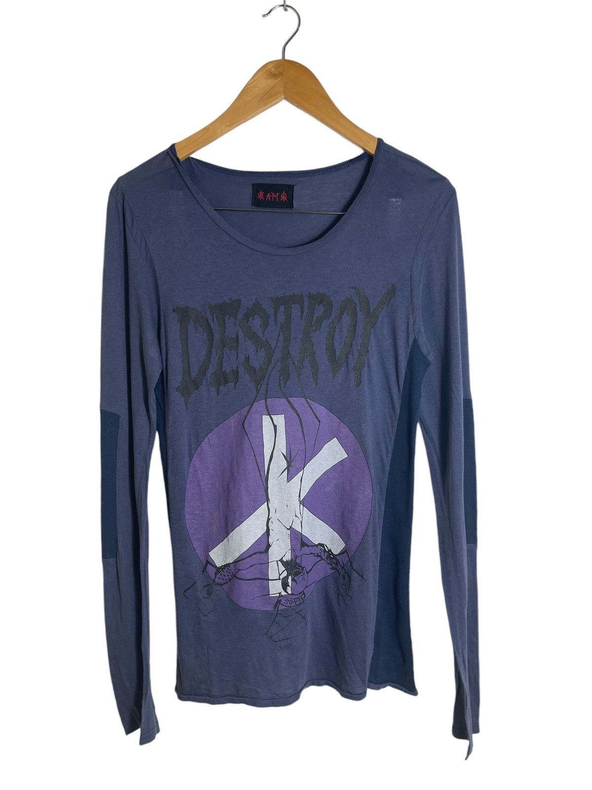 If Six Was Nine Japanese Brand Kamo Destroy Chaos Seditionaries Punk shirt Size US M / EU 48-50 / 2 - 1 Thumbnail