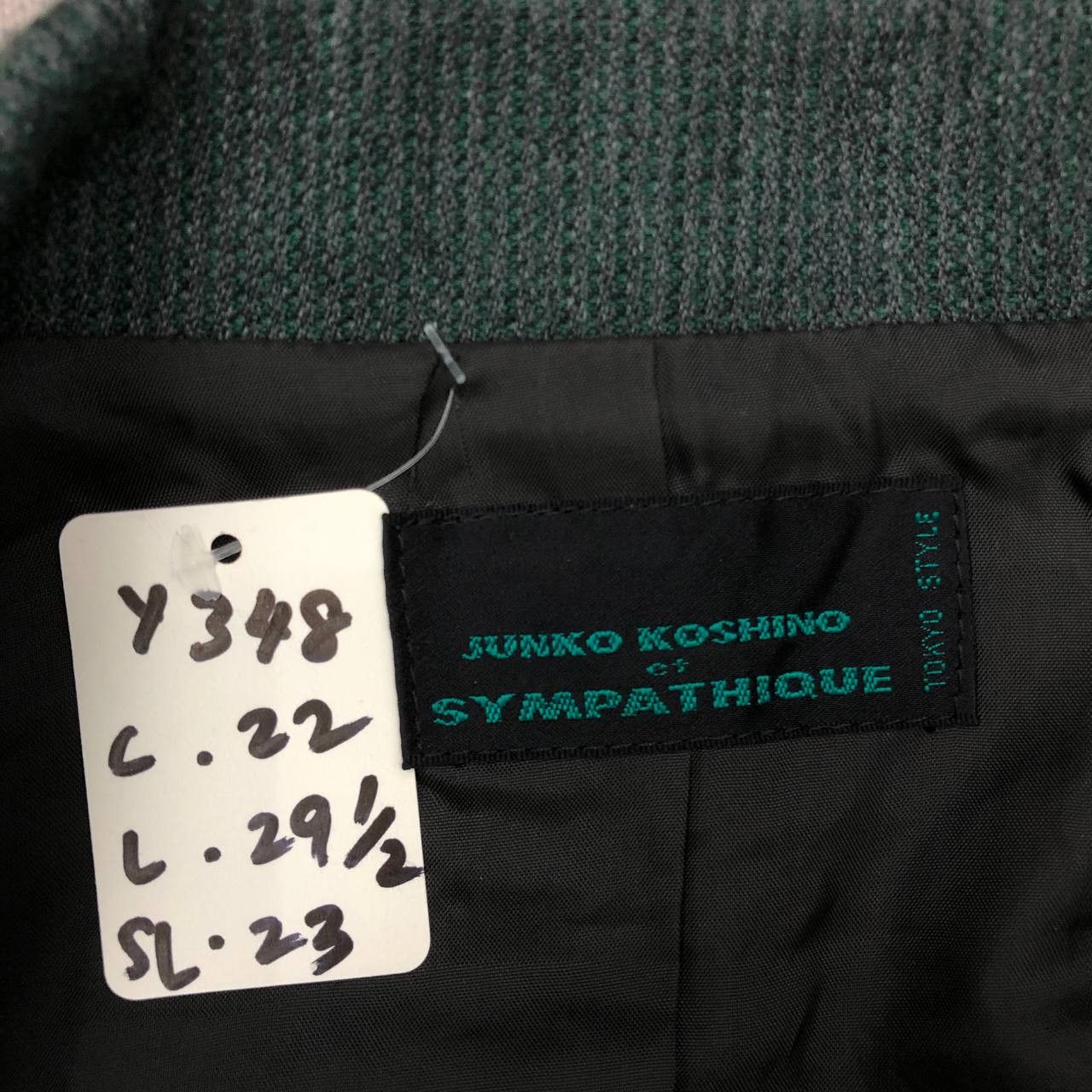 Japanese Brand Y348 VTG JUNKO KOSHINO ET SYMPATHIQUE BLAZER Size US M / EU 48-50 / 2 - 8 Thumbnail