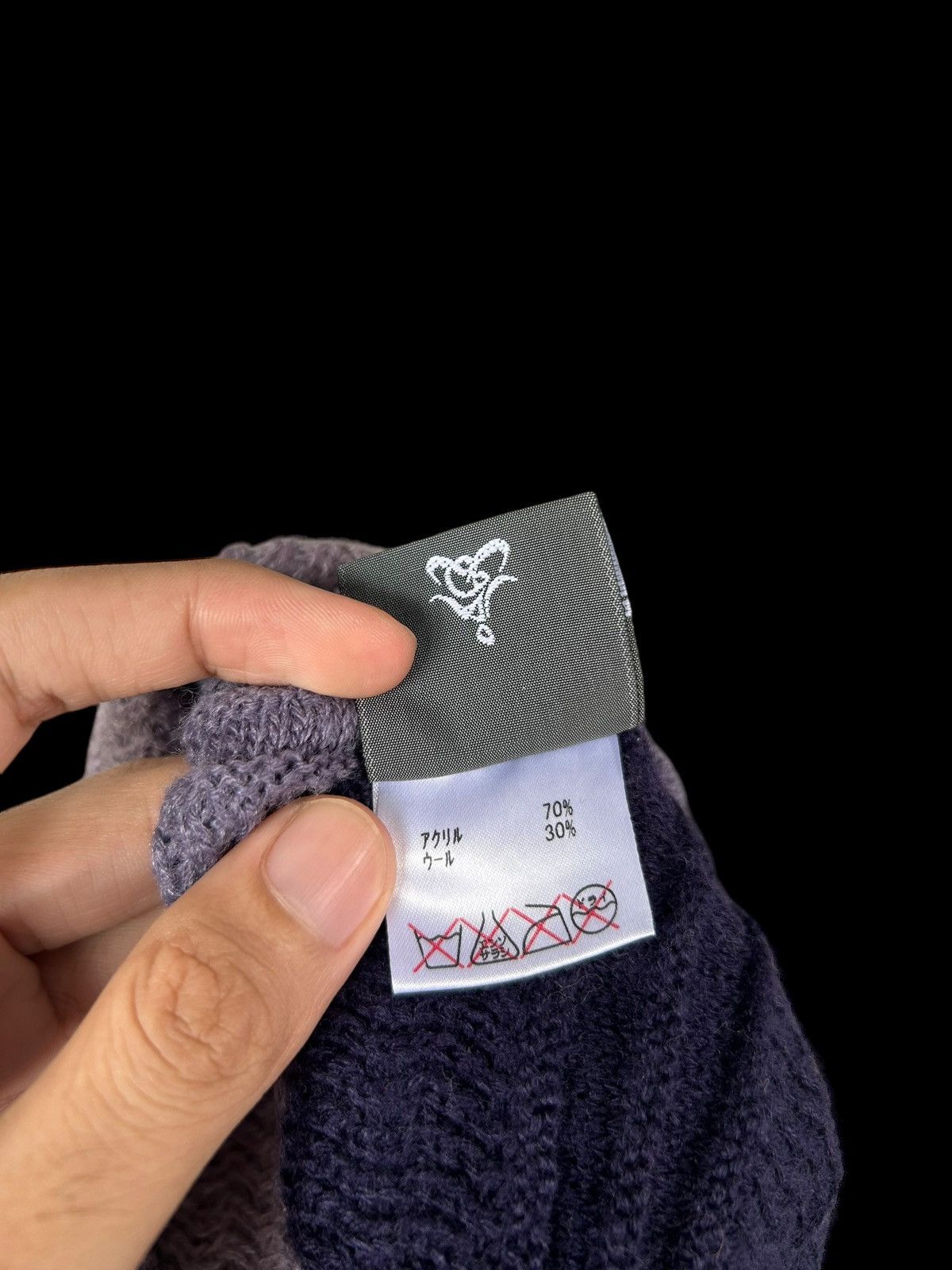 Japanese Inga Knitted Big Beanie Hats Rare ☠️☠️🎌🎌