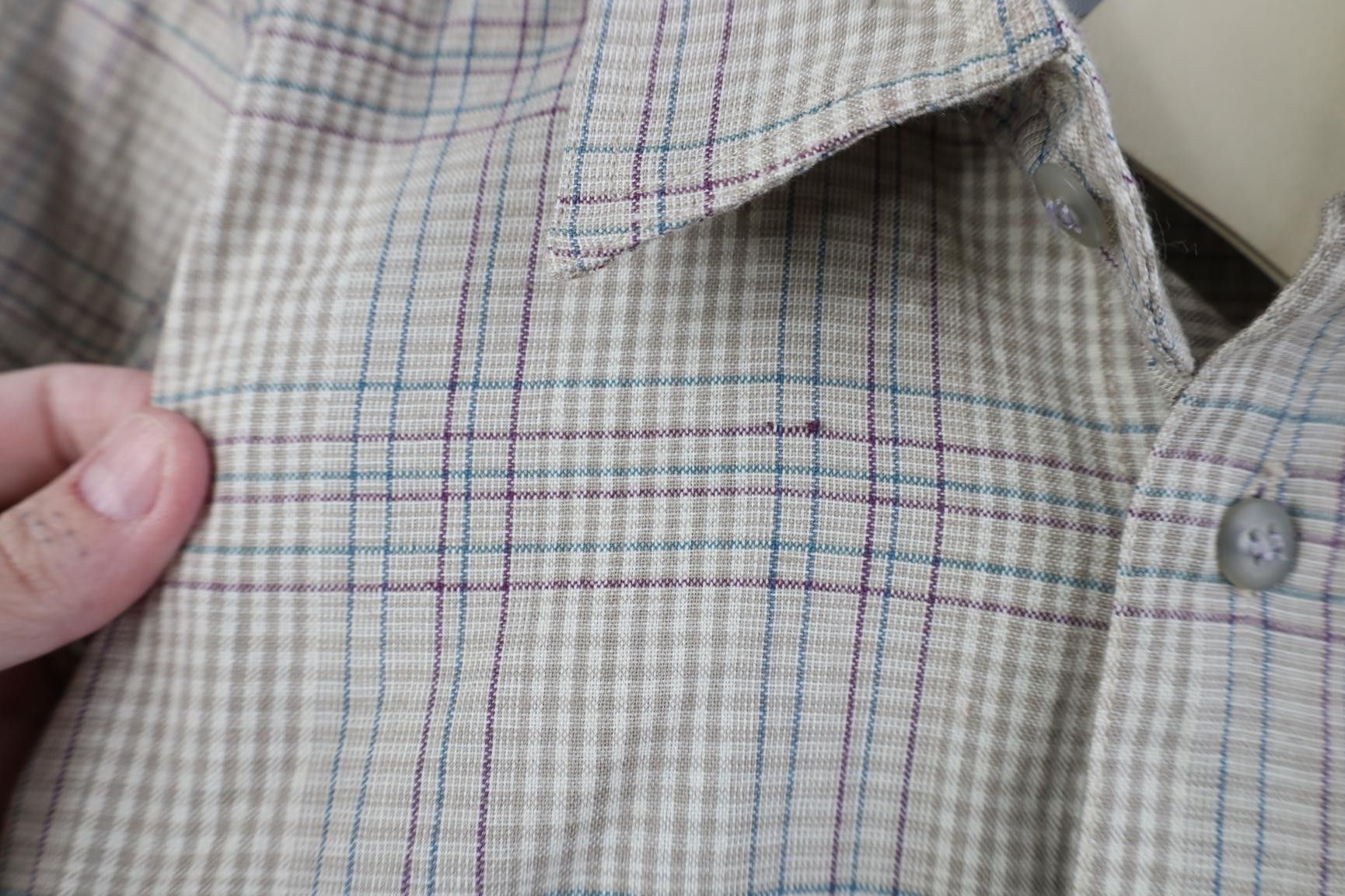 Vintage Deadstock Vintage 90s Streetwear Gabardine Button Shirt Size US L / EU 52-54 / 3 - 4 Thumbnail
