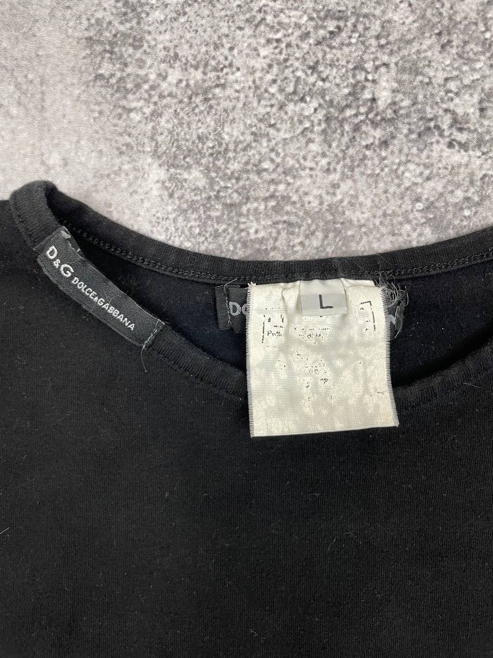 Dolce & Gabbana Dolce & Gabbana Men Cotton Long Sleeve T Shirt Black Size L Size US L / EU 52-54 / 3 - 4 Thumbnail