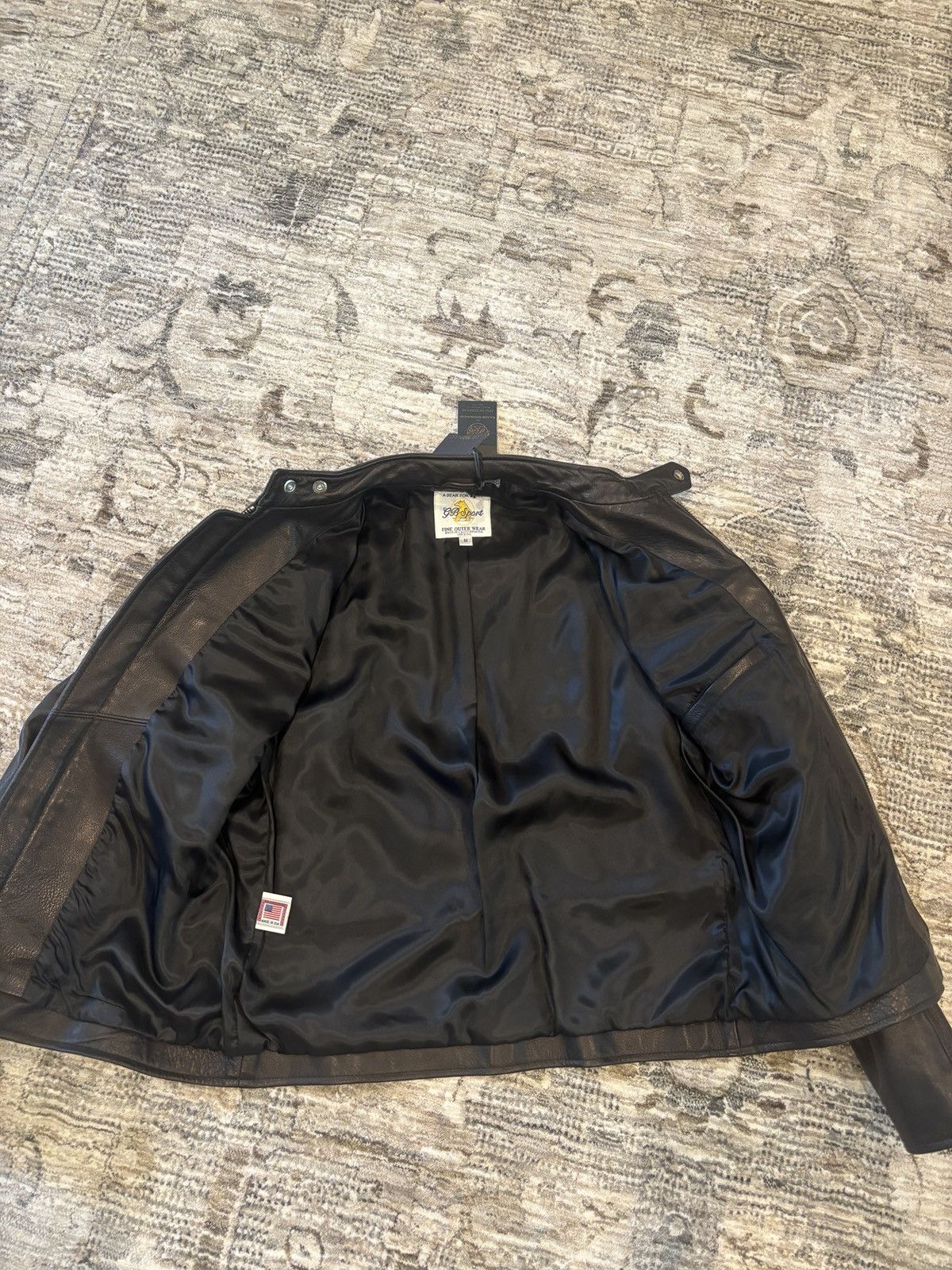 Golden Bear Golden Bear For Club Monaco Leather Jacket Size US M / EU 48-50 / 2 - 3 Thumbnail