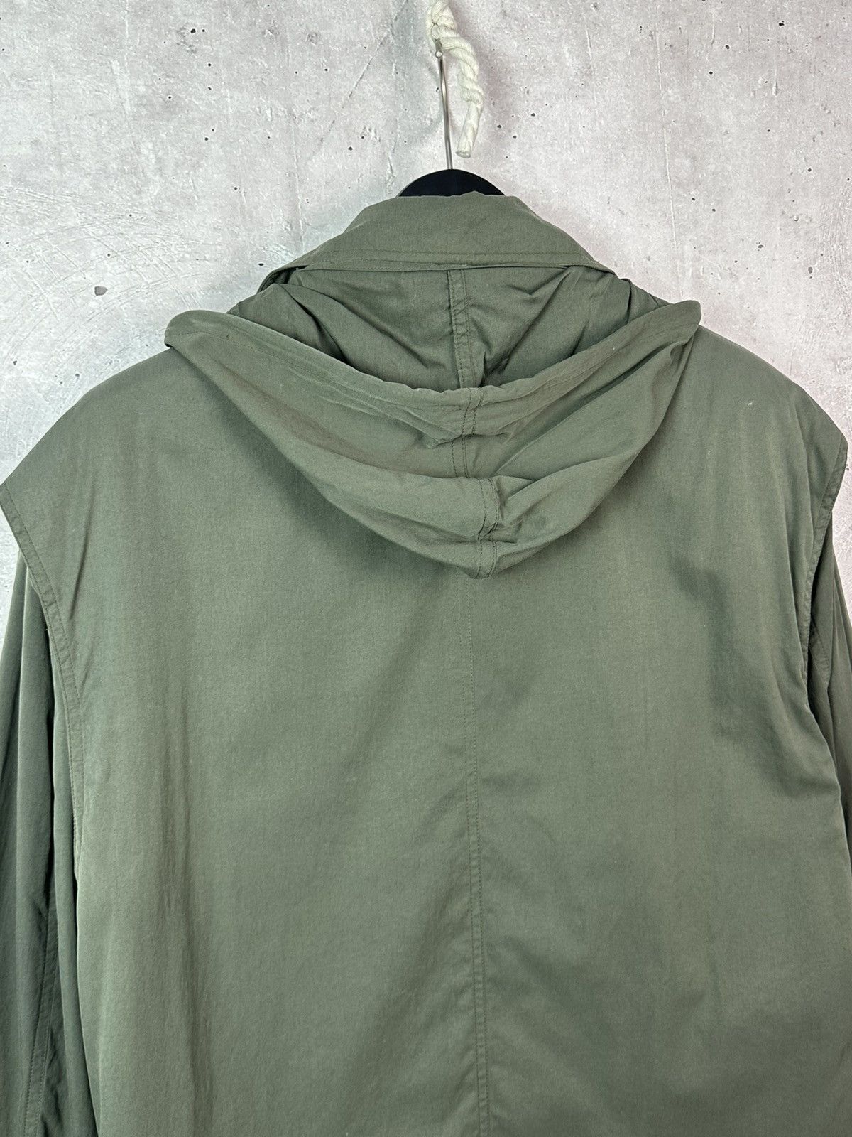 Paul & Shark Paul & Shark Made in Italy Khaki Multipocket Hooded Jacket Size US L / EU 52-54 / 3 - 9 Thumbnail