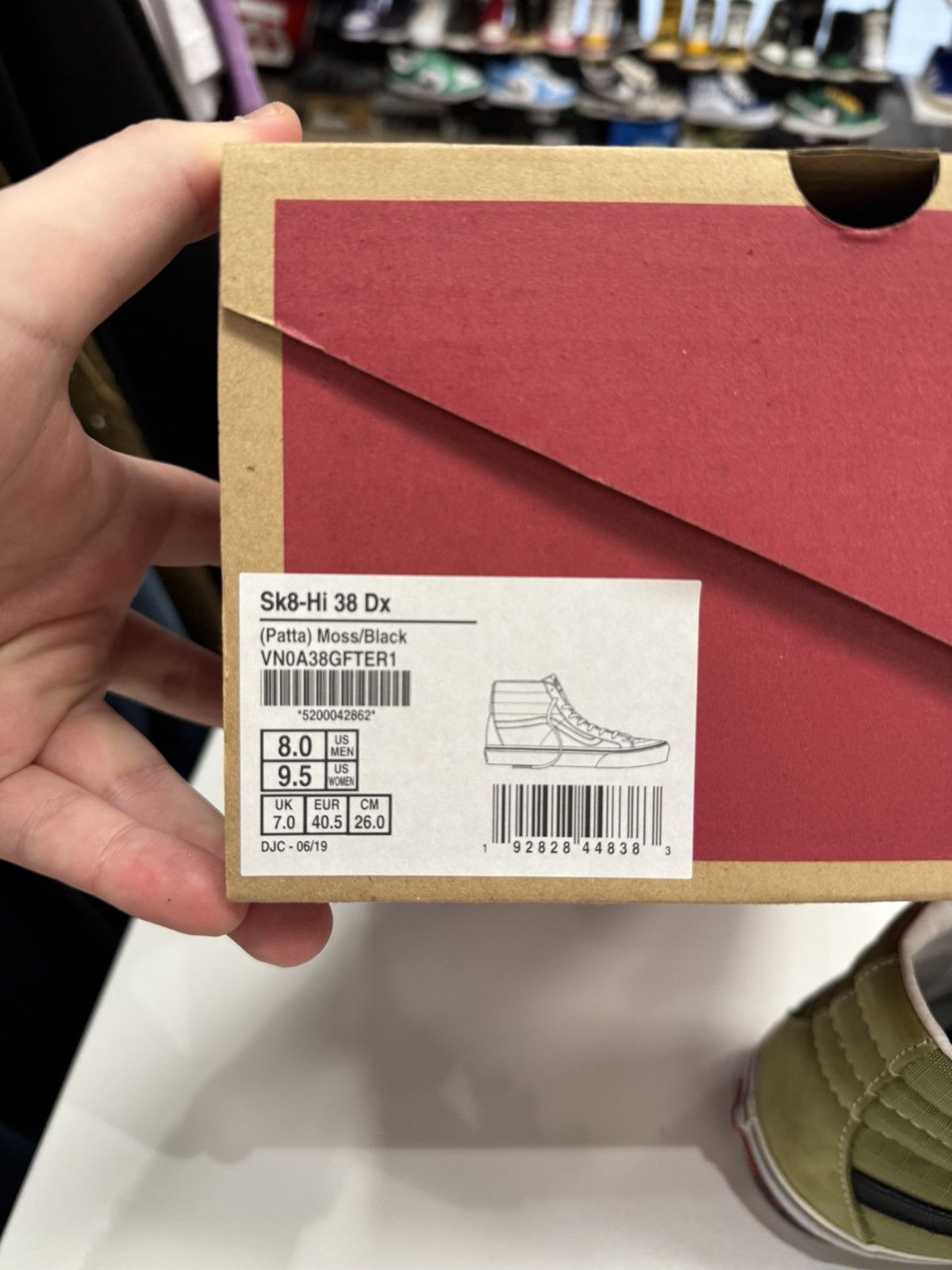 Patta × Vans Vans x patta hi olive 40,5 Size US 8 / EU 41 - 14 Thumbnail