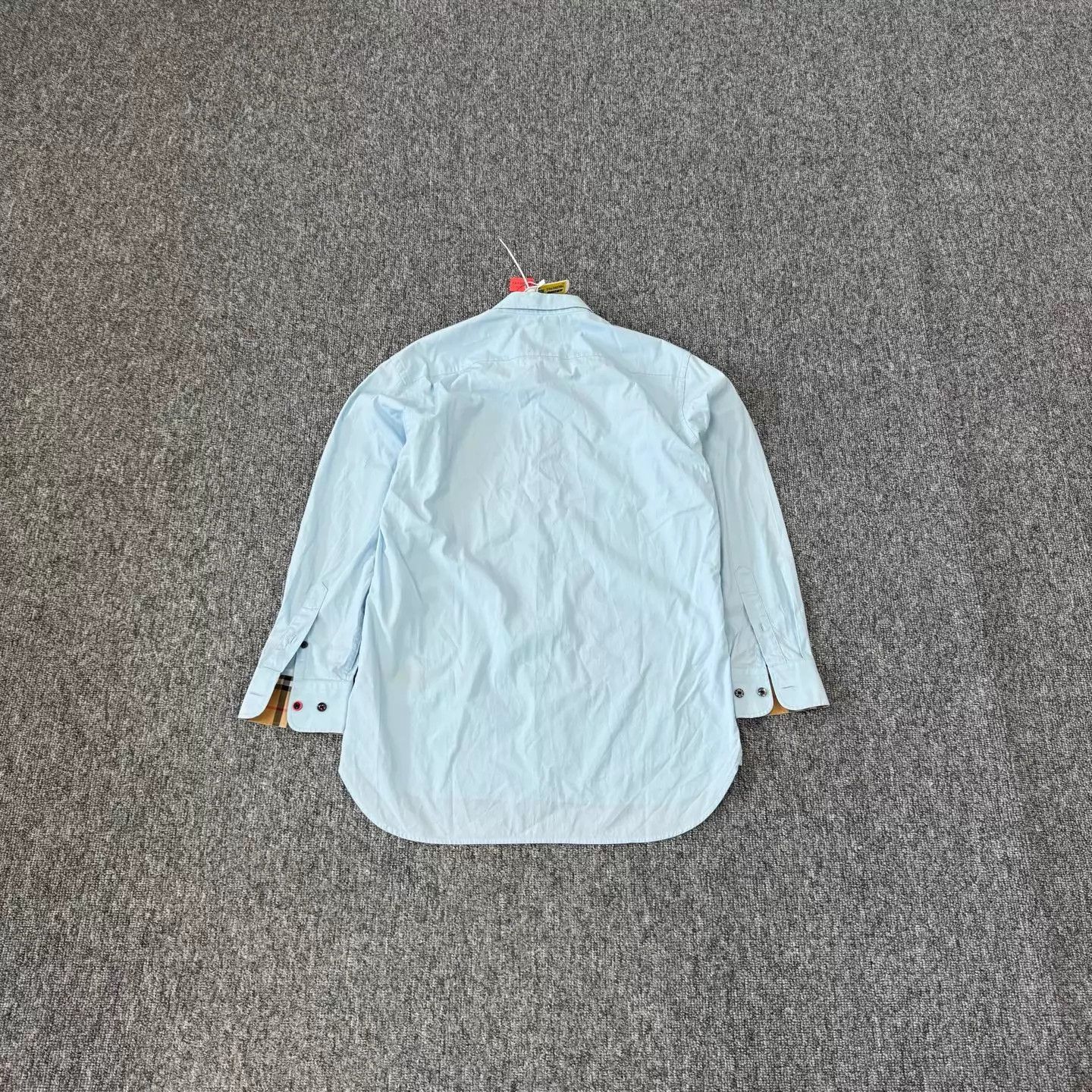 Burberry Burberry Light Blue Check Collar Casual LS Shirt S Size US S / EU 44-46 / 1 - 2 Thumbnail