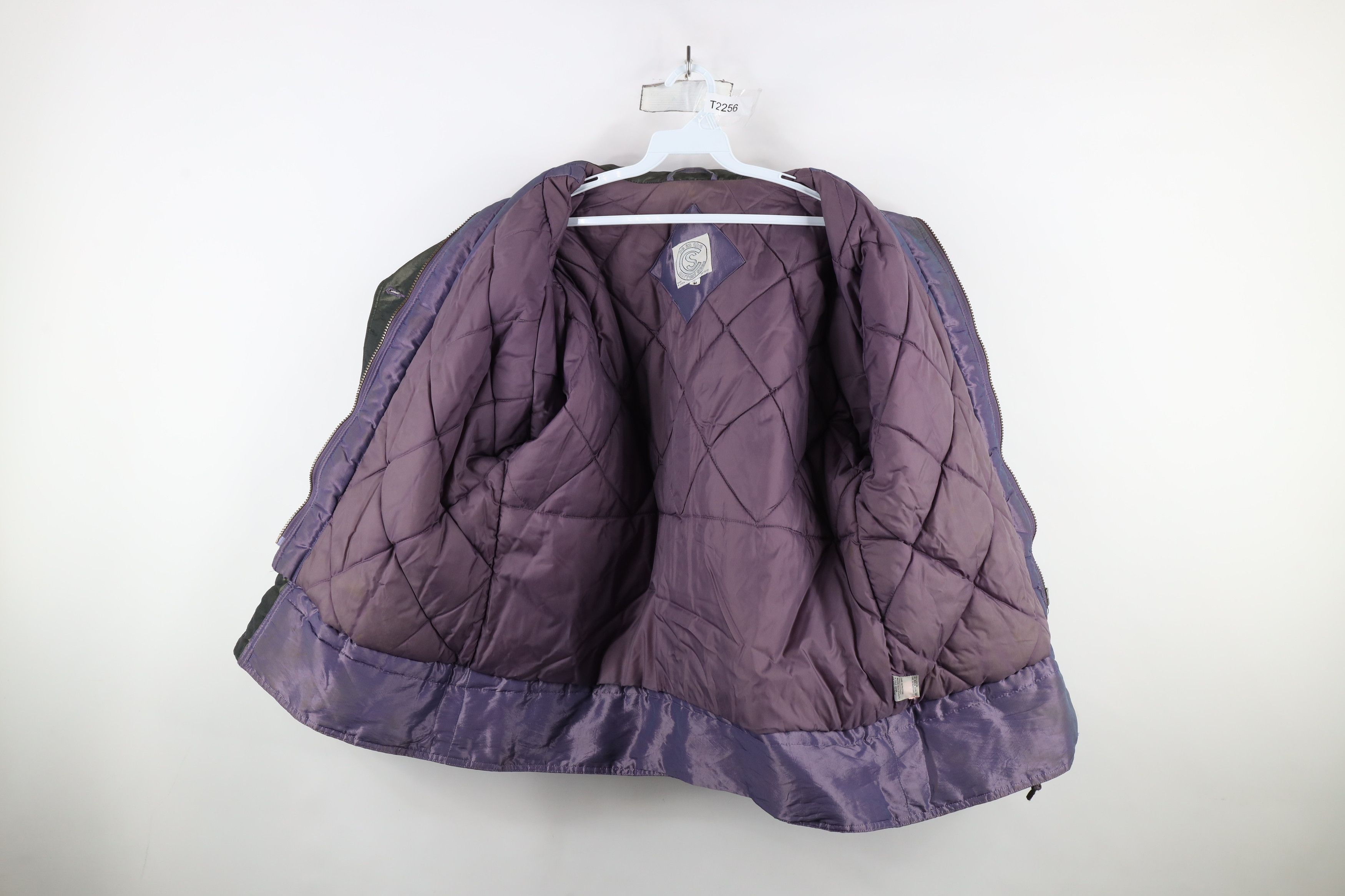 Vintage Vintage 90s Streetwear Corduroy Velour Flower Puffer Jacket Size M / US 6-8 / IT 42-44 - 12 Thumbnail
