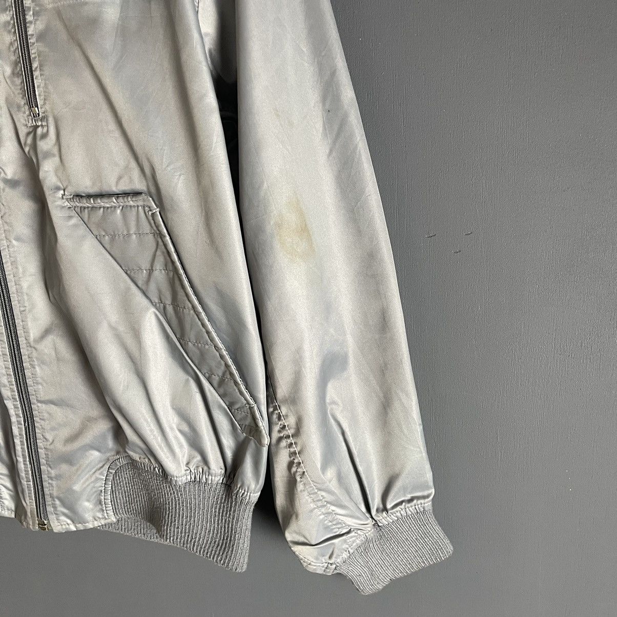 Designer × Issey Miyake × Vintage Vintage Issey Miyake Skyline Bomber Jacket Size US M / EU 48-50 / 2 - 3 Thumbnail