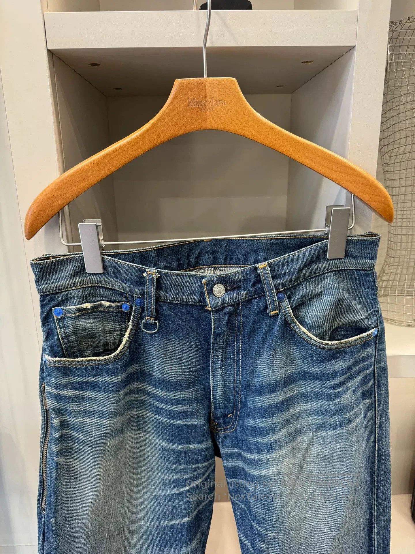 PHENOMENON Fenom Blue Washed Jeans W32. Size US 32 / EU 48 - 4 Thumbnail