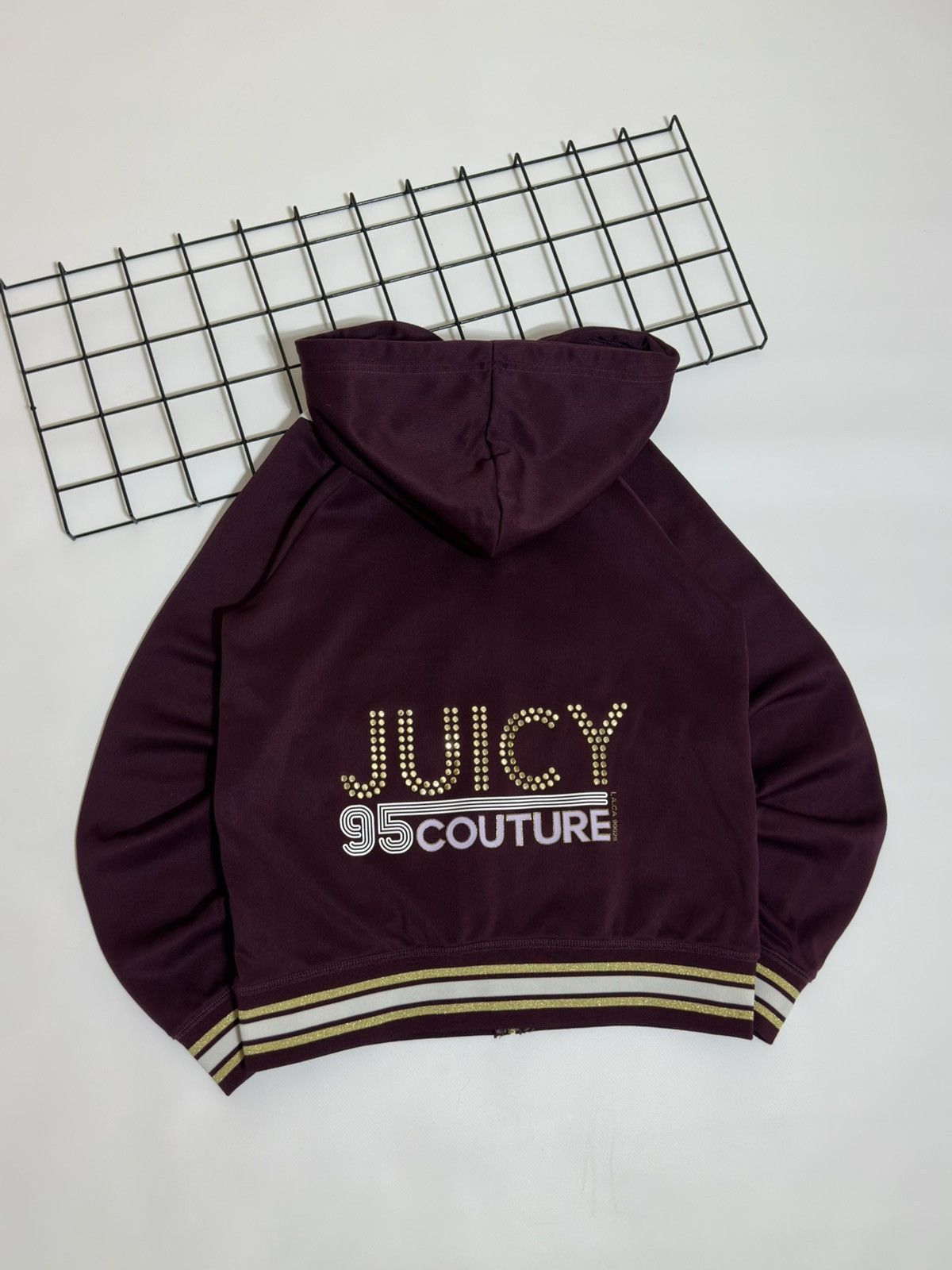 Juicy Couture Juicy Couture Black Label 95 Y2K Logo Crop Zip-Up Hoodie Size XS / US 0-2 / IT 36-38 - 1 Thumbnail