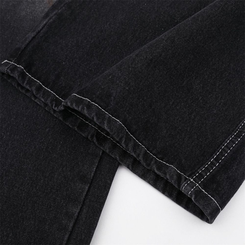 Japanese Brand × Jean American retro punk contrast color washed distressed jeans Size US 32 / EU 48 - 6 Thumbnail