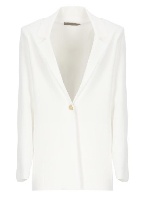 D. EXTERIOR Women Jackets 60097 1BIAN White