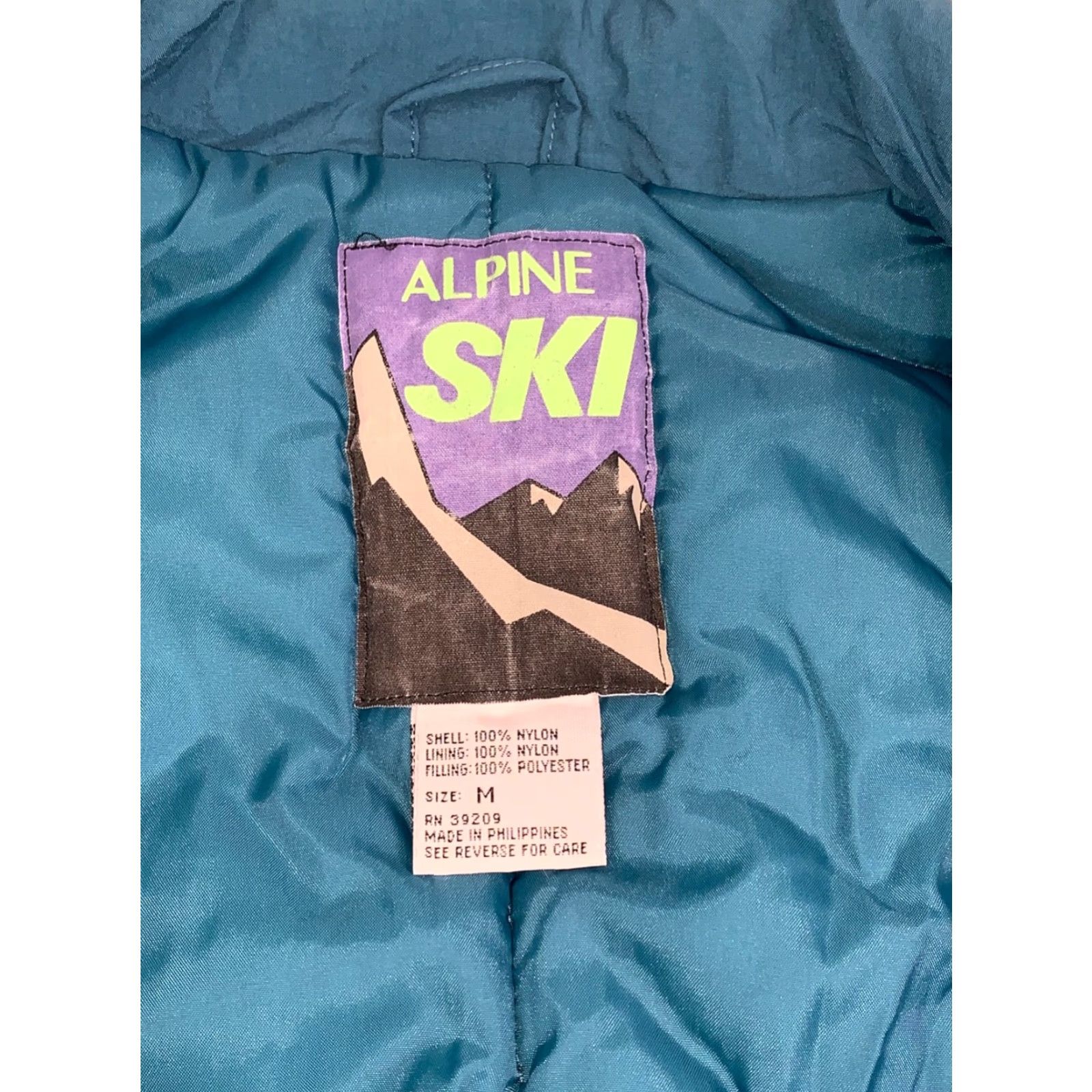 Vintage VINTAGE Alpine Ski Jacket Mens M Green Full Zip Heavy Winter Size US M / EU 48-50 / 2 - 3 Thumbnail