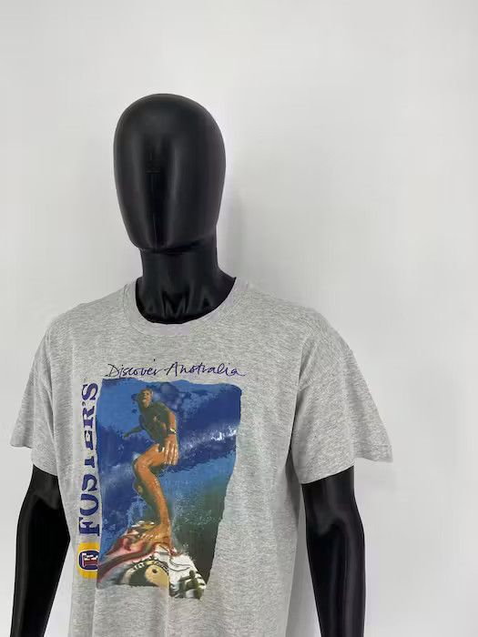 Budweiser 90s Made in Australia Fosters Beer Vintage Tee Shirt Travis Size US L / EU 52-54 / 3 - 4 Thumbnail