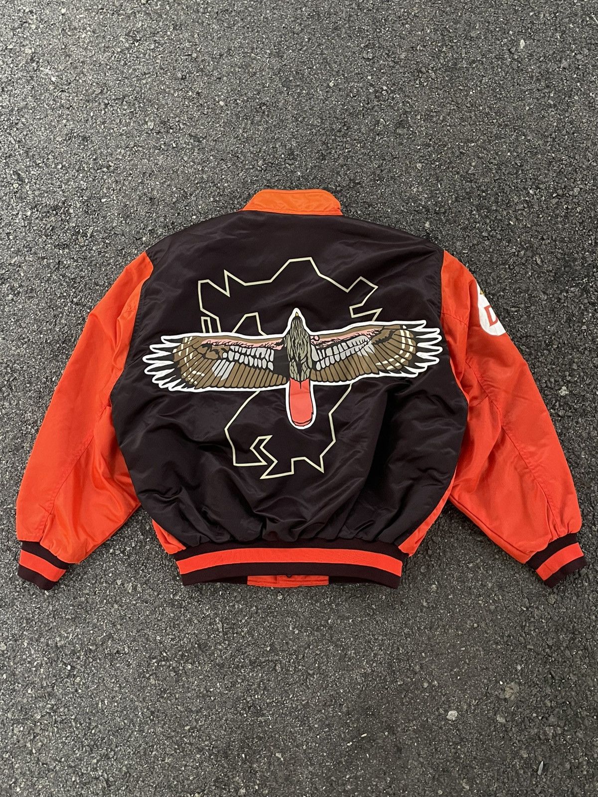Asics × Vintage Vintage 90s Rawlings Fukuoka Daiei Hawks Jacket Size US L / EU 52-54 / 3 - 2 Thumbnail