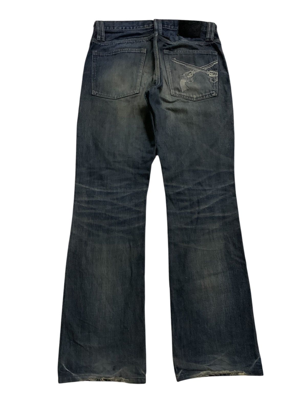 Roar × roarguns Vtg Japanese Flare Roarguns Denim Pant Size US 32 / EU 48 - 1 Thumbnail