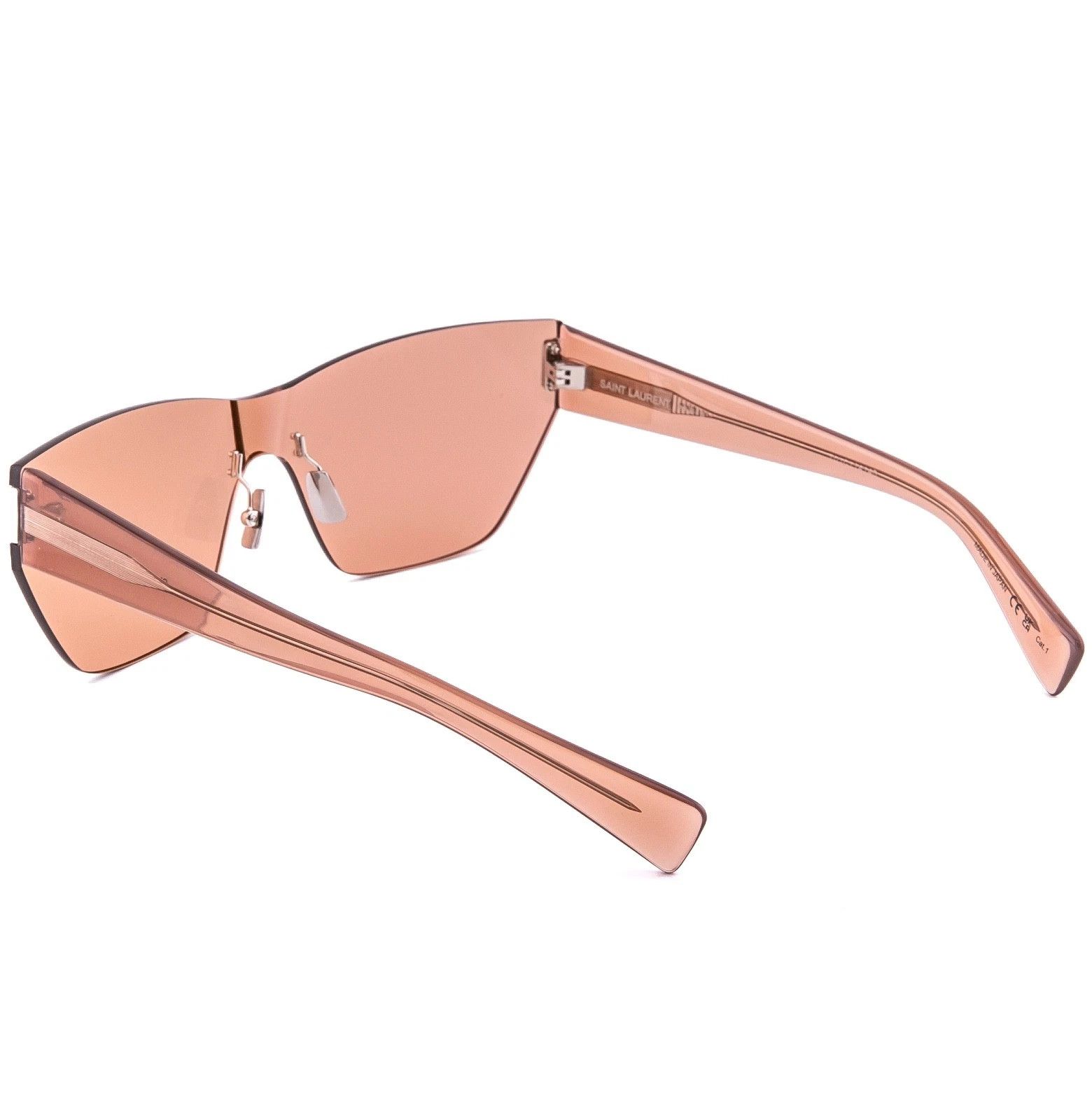 Saint Laurent Paris SAINT LAURENT SL 755 SL755 Crystal Pink Cat Sunglass 004 Size ONE SIZE - 4 Thumbnail