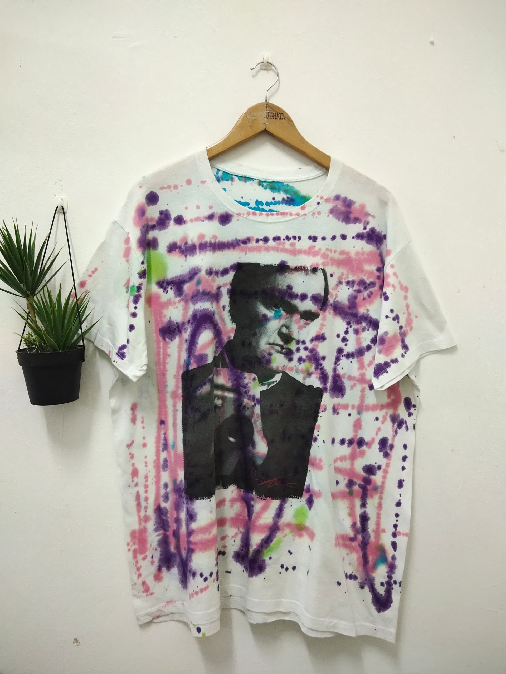 Other Vintage Quentin Tarantino Potrait Absract paint splash tees Size US XL / EU 56 / 4 - 1 Thumbnail