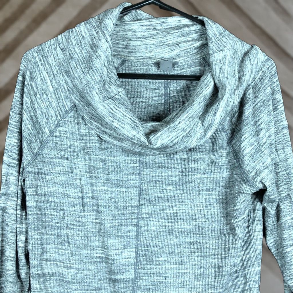 Eddie Bauer Eddie Bauer Womens Sweater Gray Cowl Neck Long Sleeve Tunic Medium Size M / US 6-8 / IT 42-44 - 1 Thumbnail