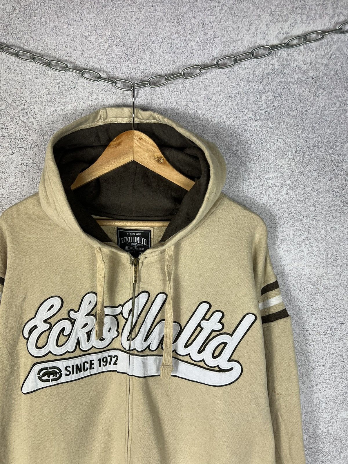 Ecko Unltd. Vintage Y2K Ecko Unltd Big Logo Zip Hoodie 3XL Size US XXL / EU 58 / 5 - 2 Thumbnail